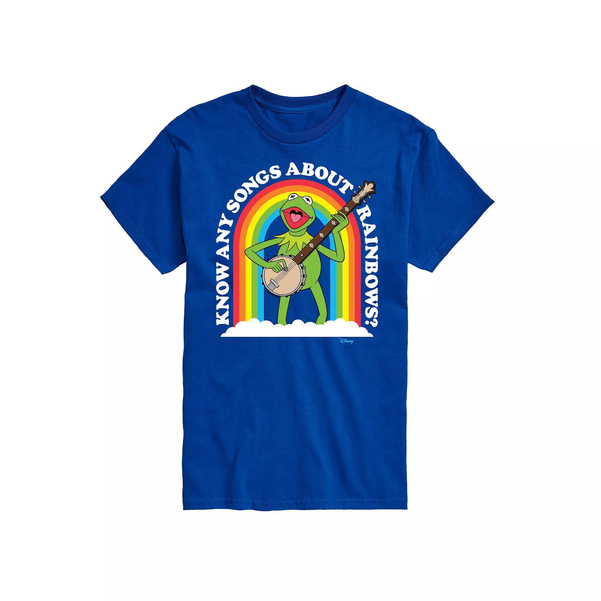 Disney's Men's The Muppets Songs About Rainbows Tee,  Product Image