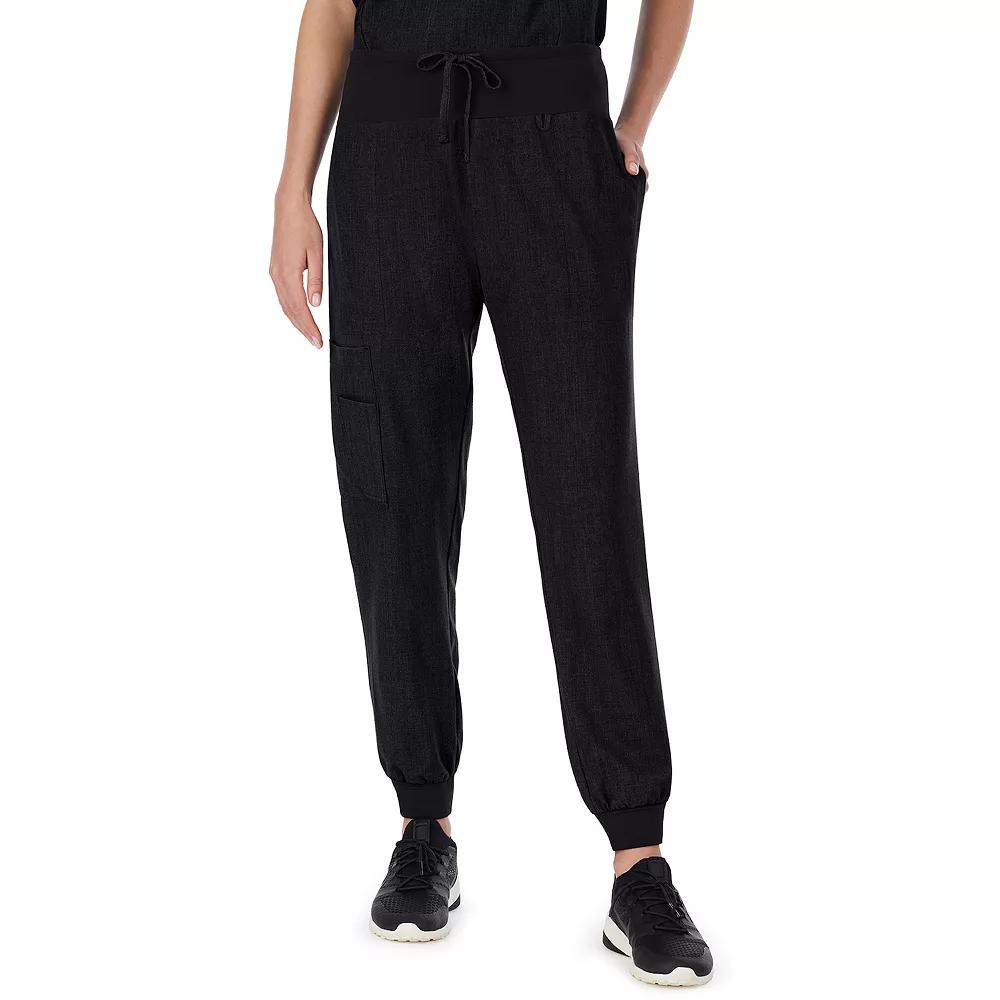 Women's Cuddl Duds® Scrubs Jogger Pants, Size: Medium, Black Product Image