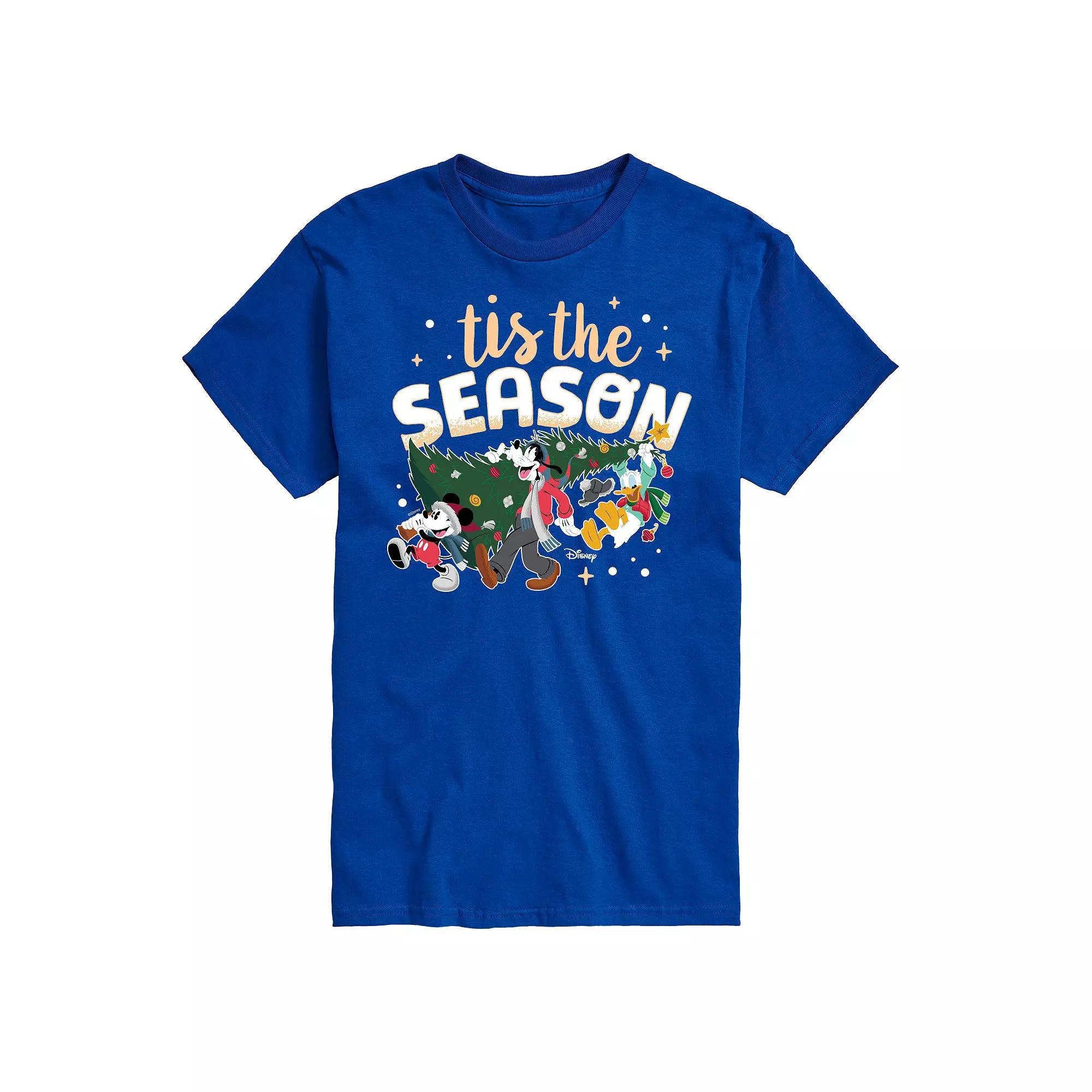 Disney's Mickey Mouse & Friends Men's Tis The Season Graphic Tee,  Product Image
