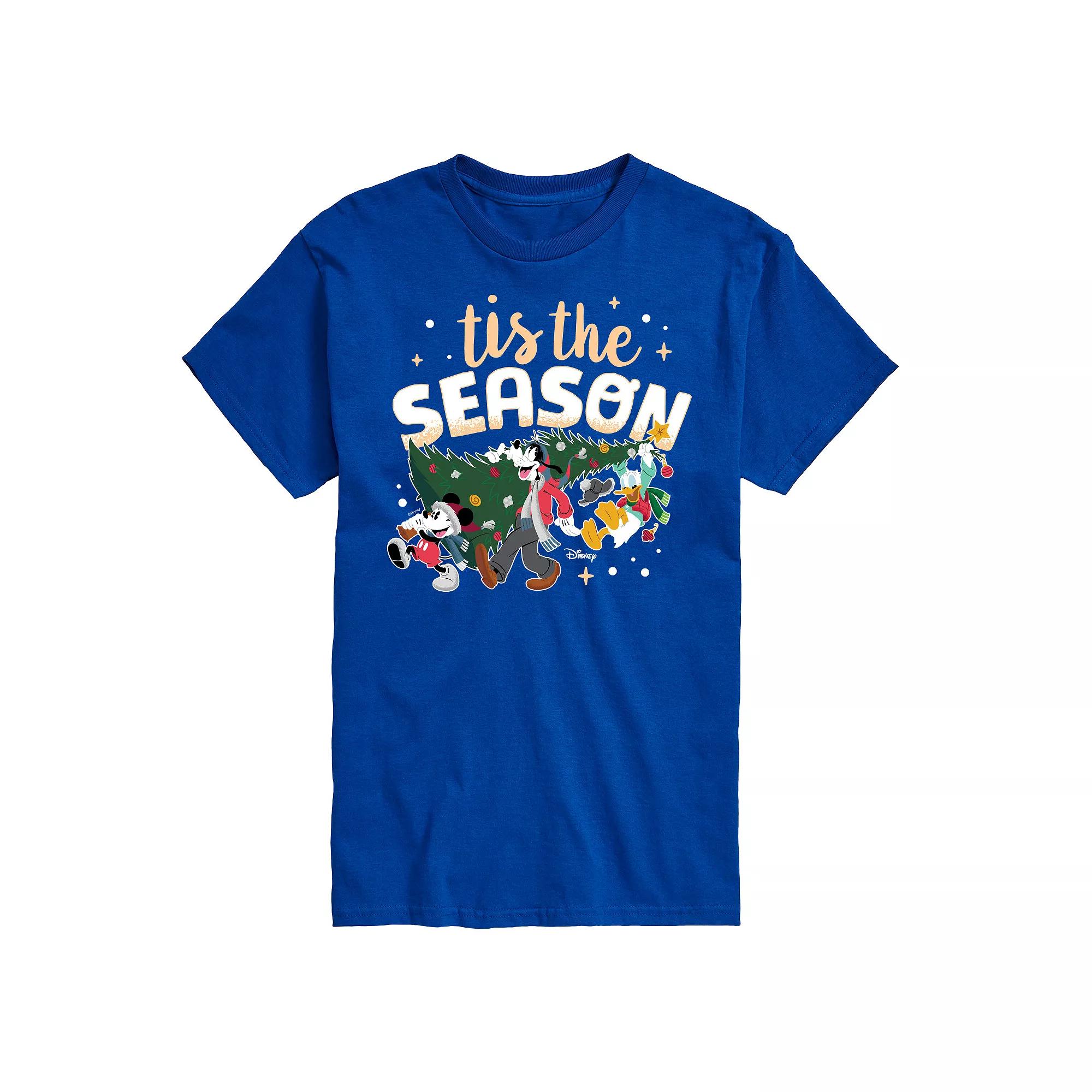 Disney's Mickey Mouse & Friends Men's Tis The Season Graphic Tee,  Product Image