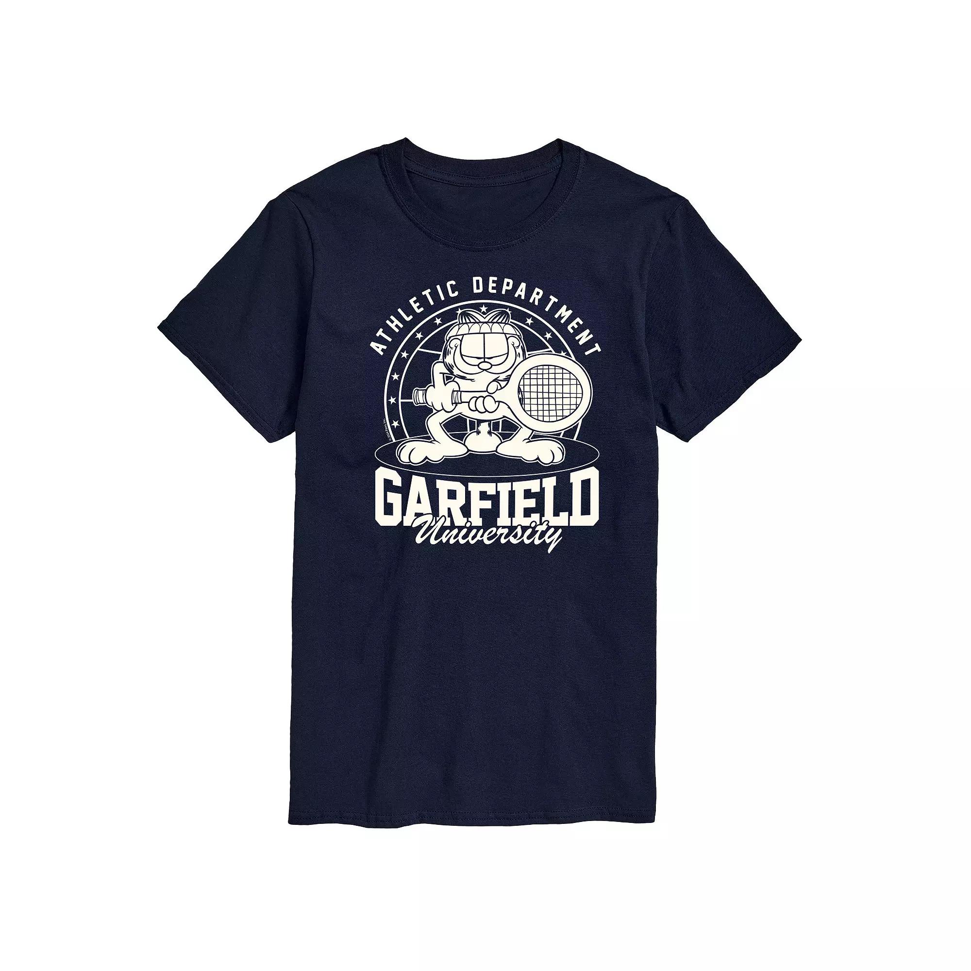 Men's Garfield Tennis Graphic Tee,  Product Image