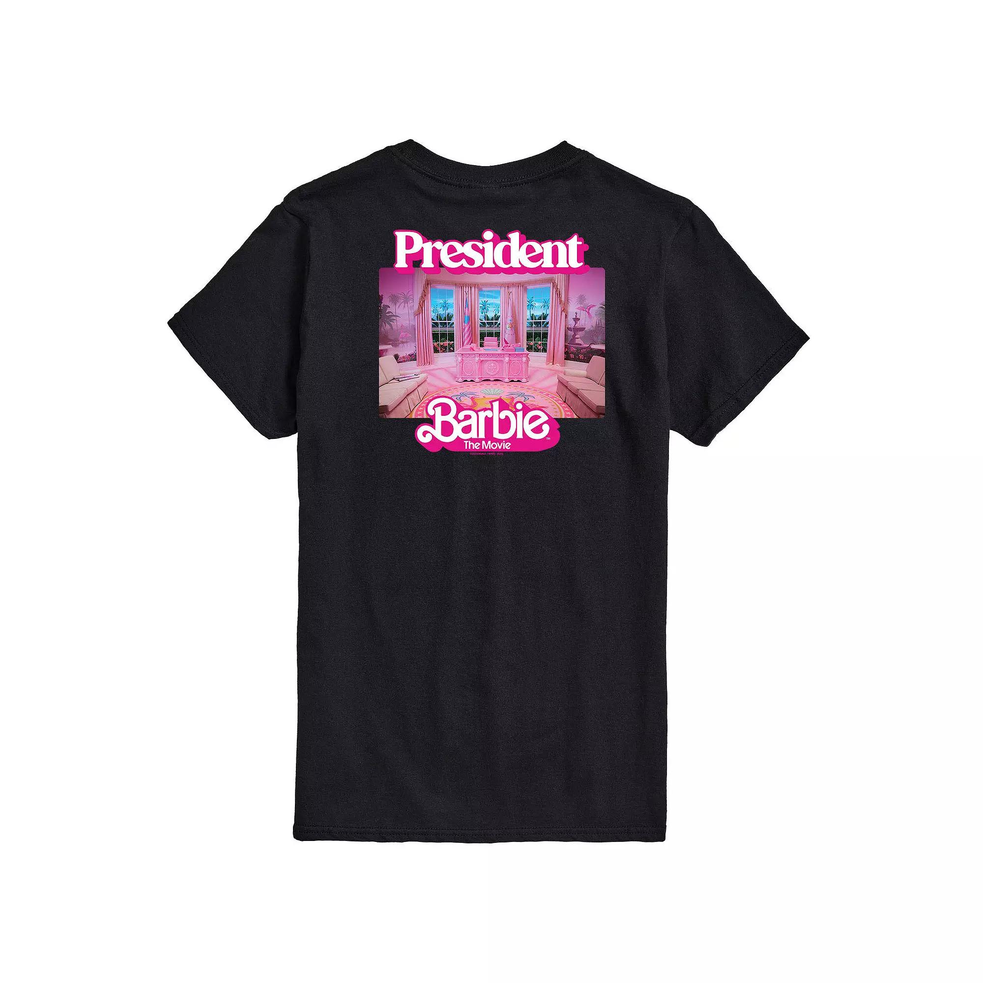 Men's Barbie™ The Movie President Barbie Graphic Tee,  Product Image