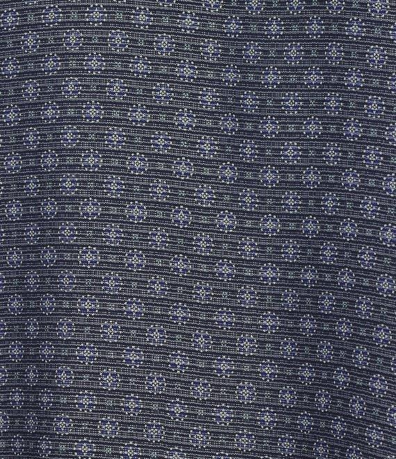 Roundtree & Yorke Short Sleeve Circle Print Polynosic Sport Shirt Product Image
