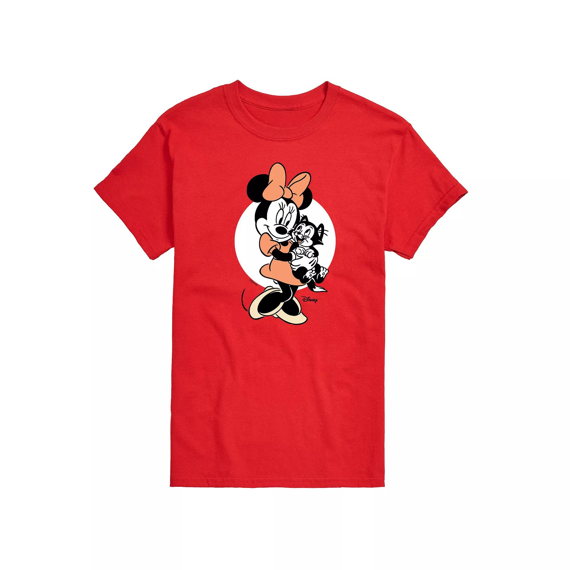 Disney's Minnie Mouse & Figaro Men's Graphic Tee,  Product Image