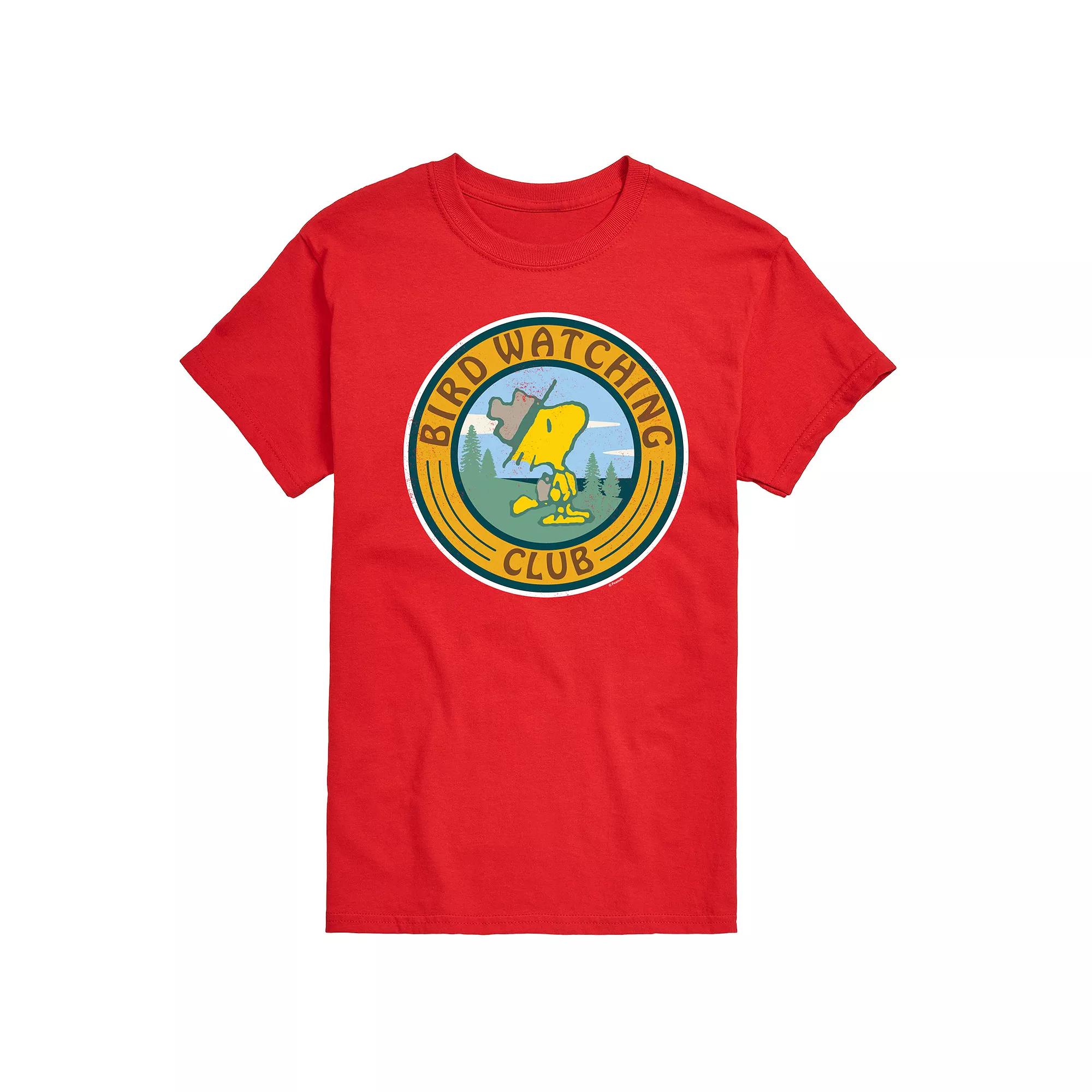 Men's Peanuts Bird Watching Graphic Tee,  Product Image