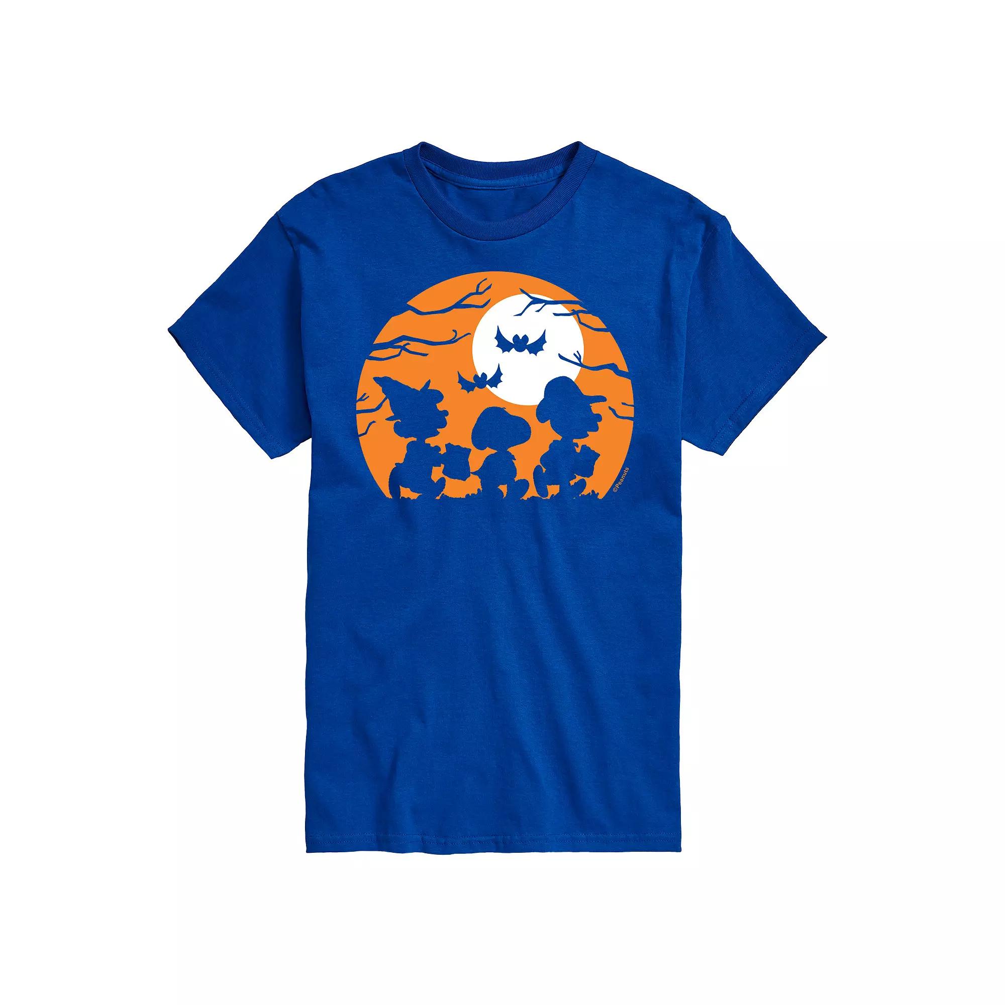 Big & Tall Peanuts Character Silhouettes, Men's,  Product Image