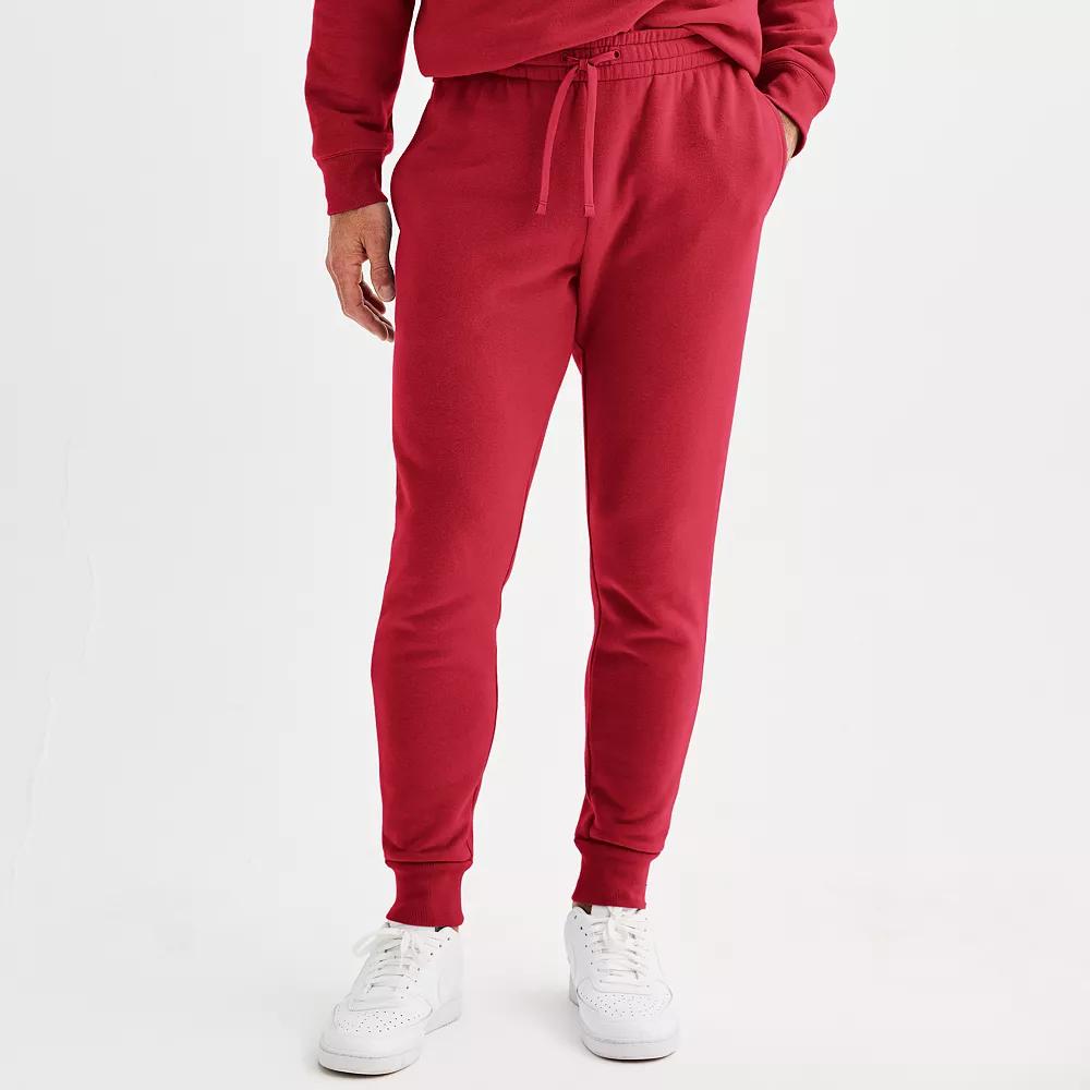 Men's Tek Gear® Ultra Soft Fleece Midweight Joggers, Size: XXL, Red Product Image