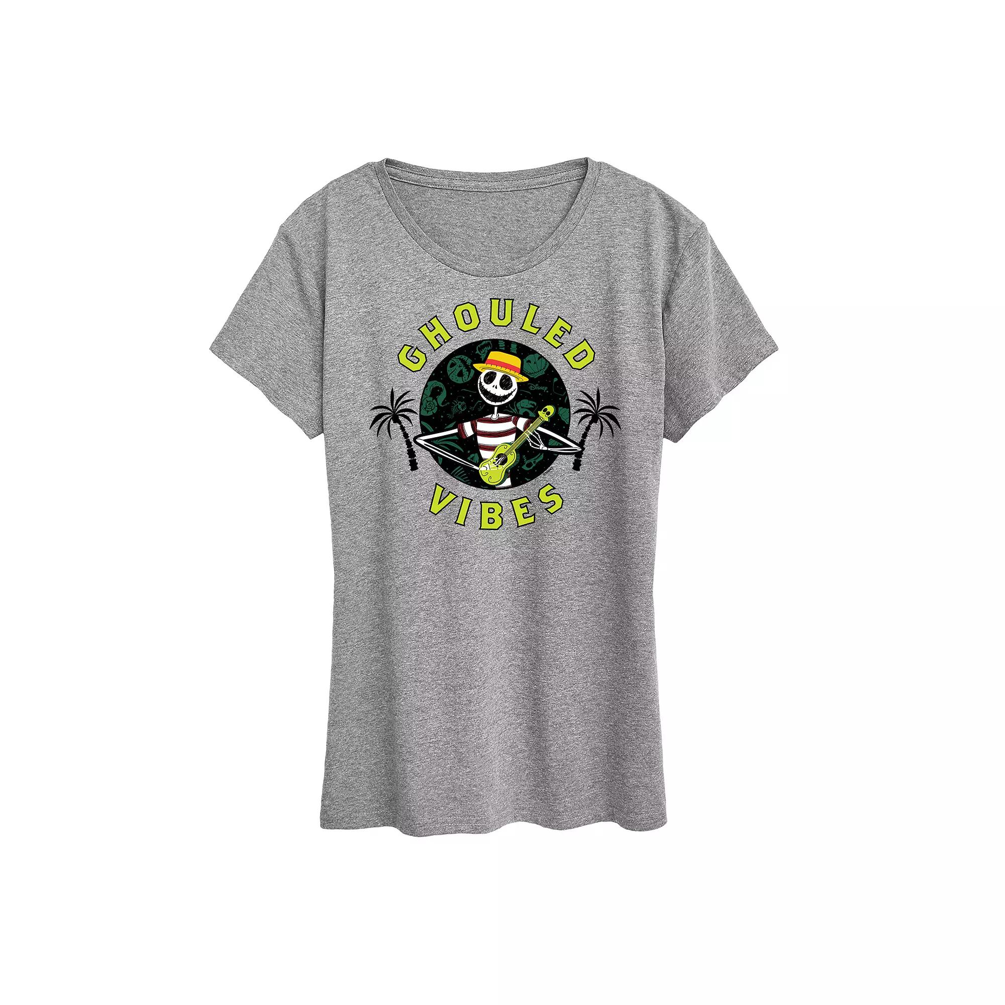 Disney's Nightmare Before Christmas Women's Summer Ghouled Vibes Graphic Tee,  Product Image