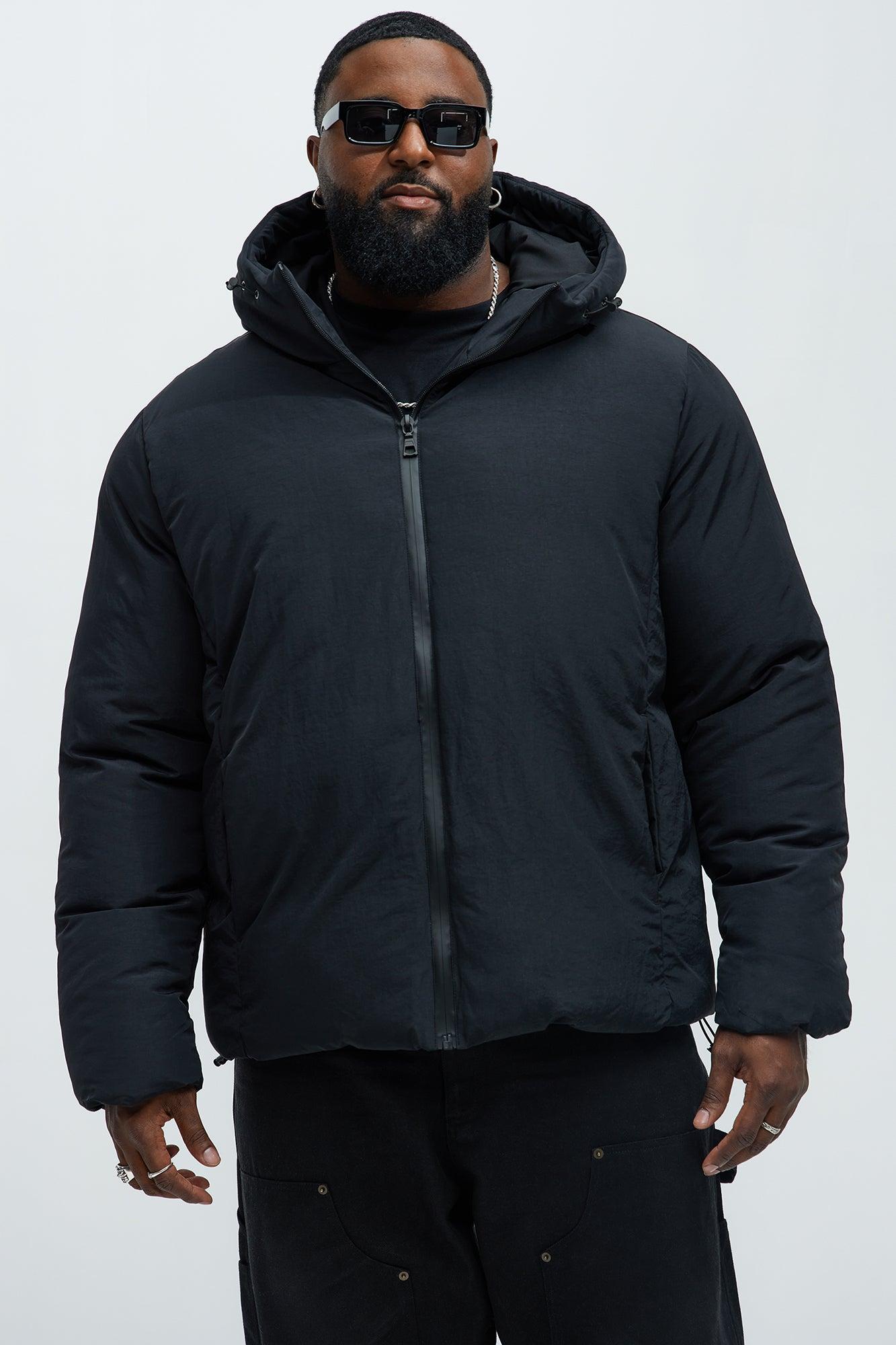 Jason Hooded Puffer Jacket - Black Product Image