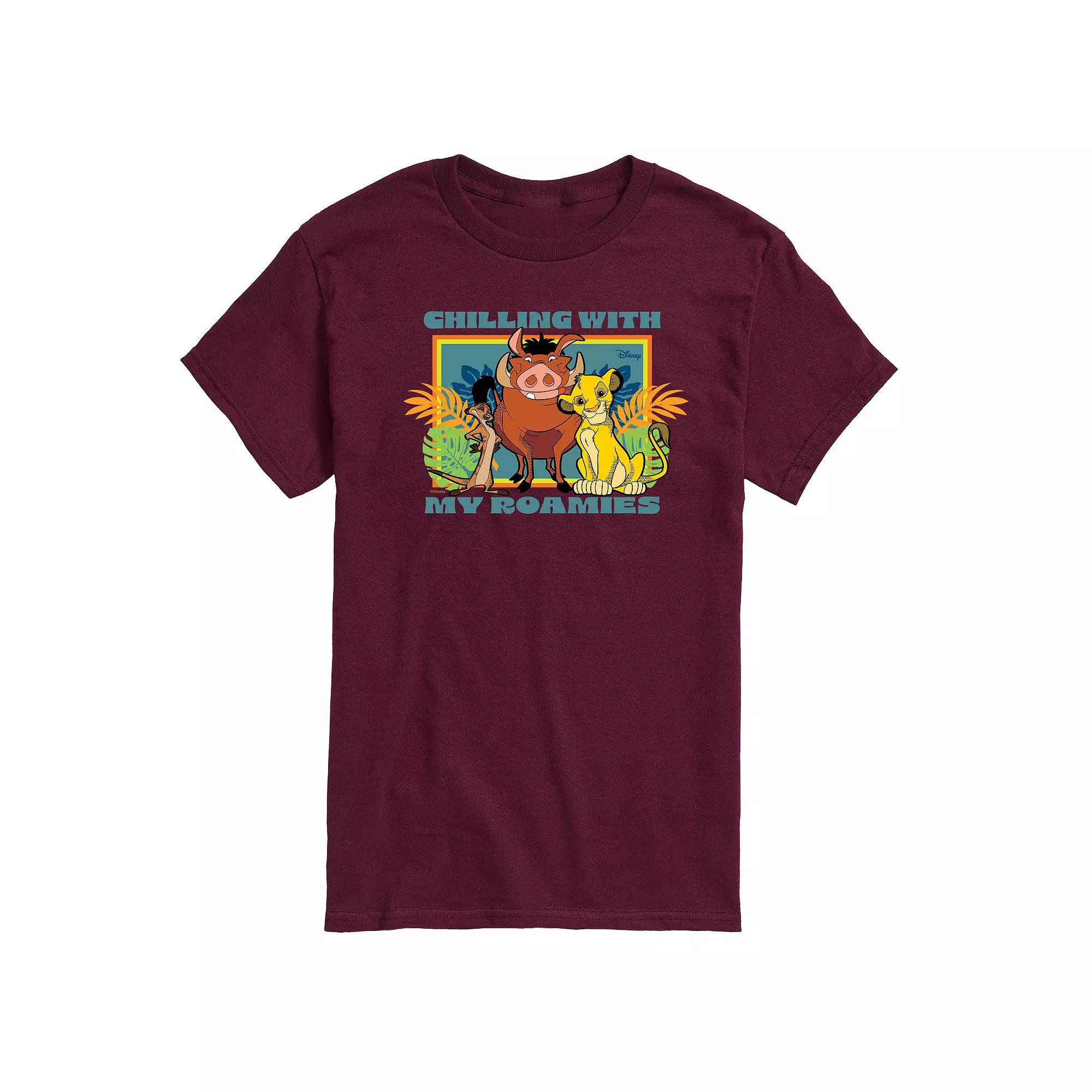 Disney's The Lion King Men's Chilling With My Roamies Graphic Tee,  Product Image