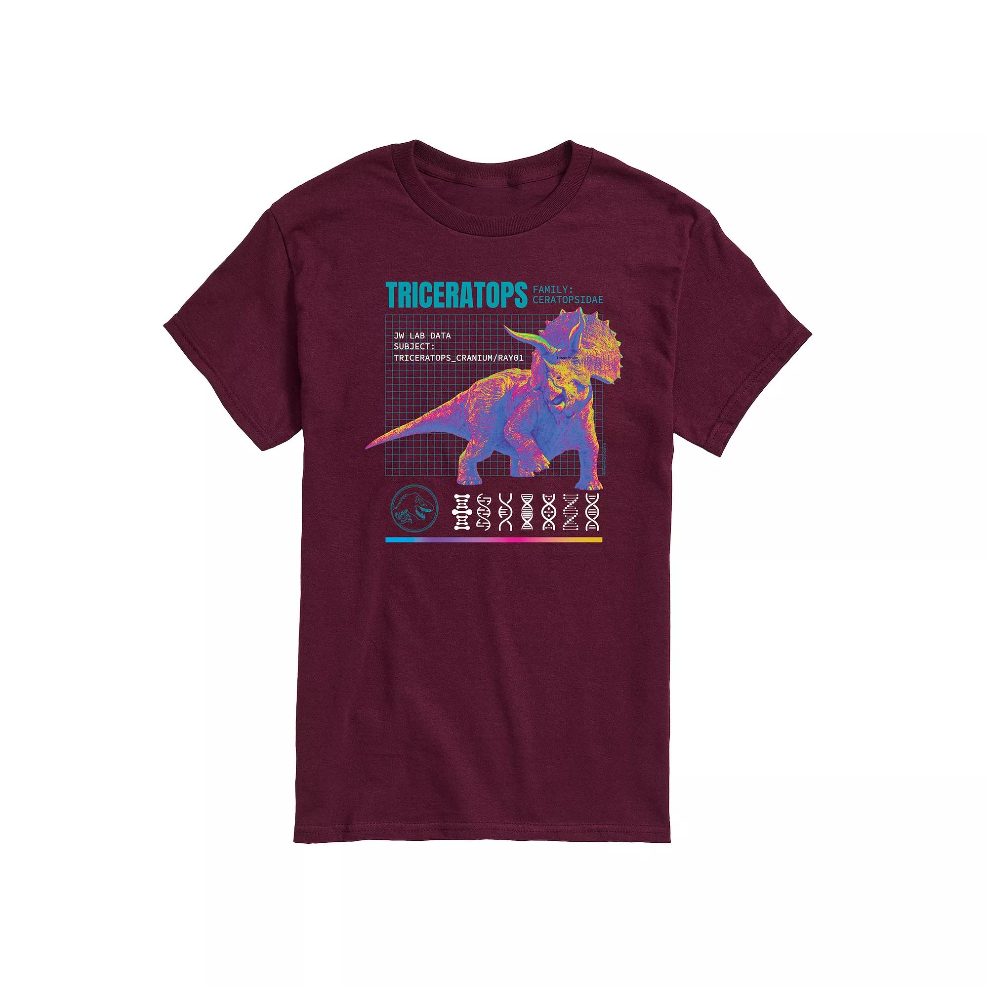 Men's Jurassic World Triceratops Graphic Tee,  Product Image