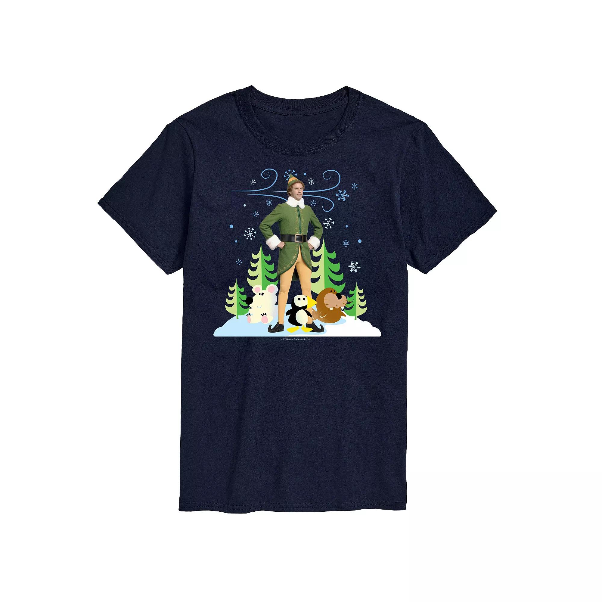 Men's Elf Buddy And Arctic Puppets Tee,  Product Image