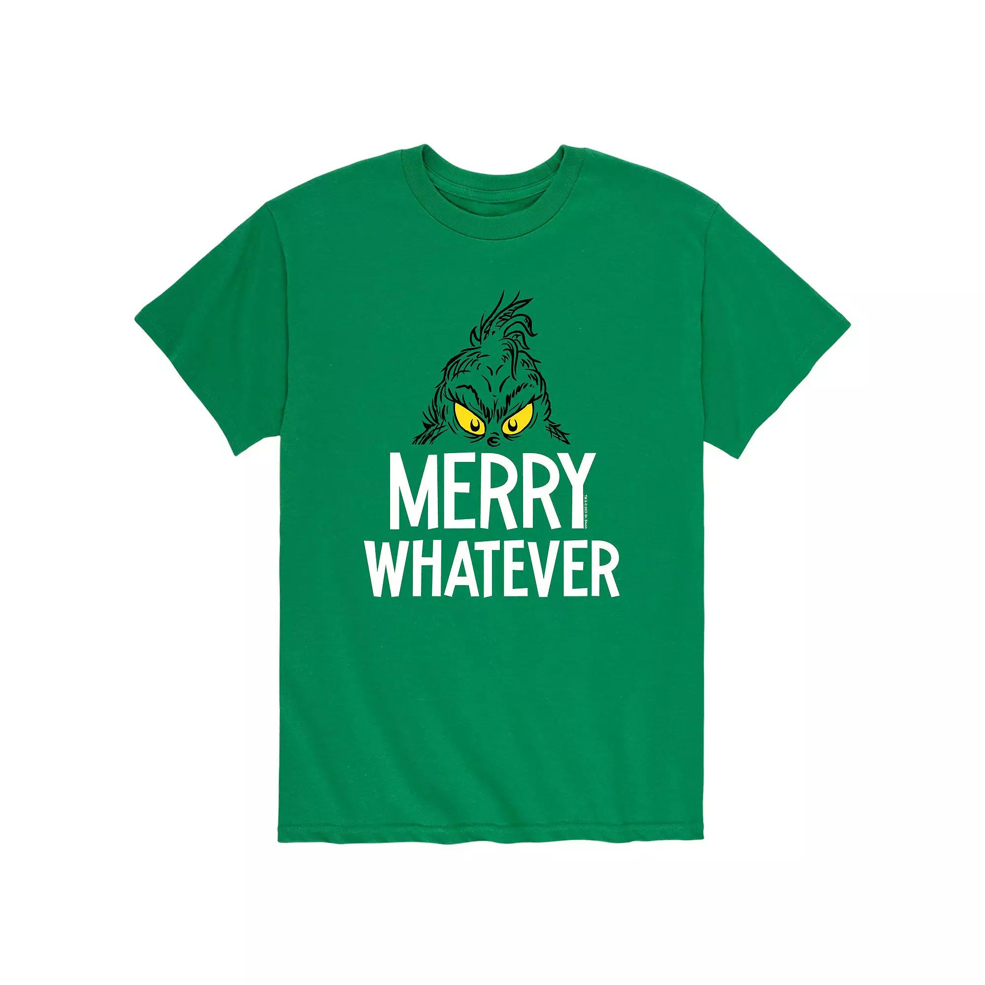 Men's Dr. Seuss The Grinch "Merry Whatever" Tee,  Product Image