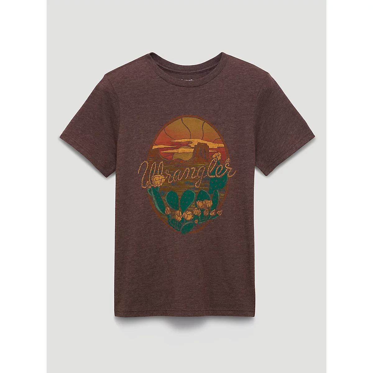 Women's Faded Cowgirl Retro Regular Fit Tee in Egret Product Image