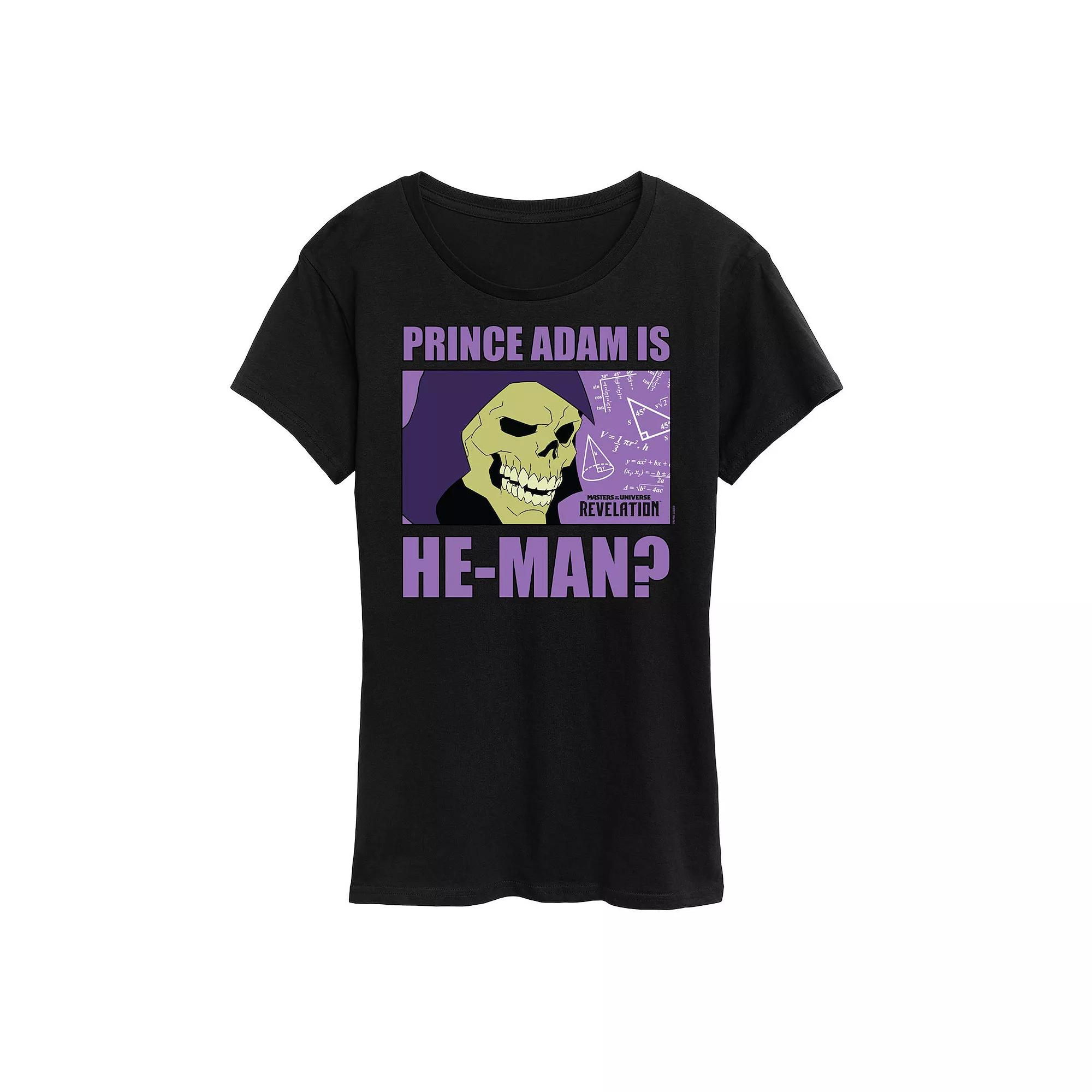 Women's Masters of the Universe Prince Adam Graphic Tee,  Product Image