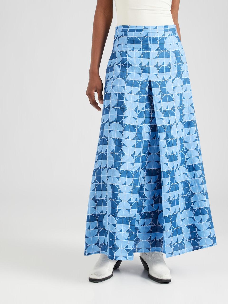 Max Mara Edile Printed Linen Skirt Product Image