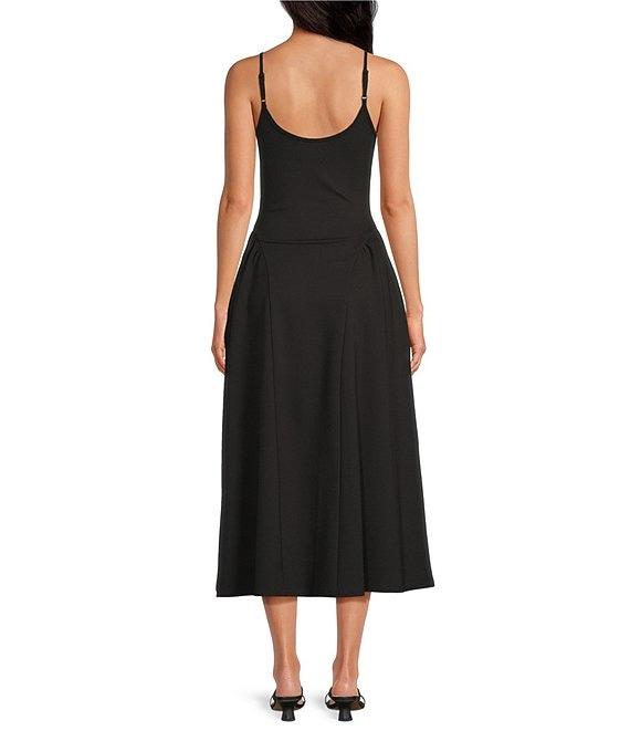 Every Knit Scoop Neck Sleeveless A-line Midi Dress Product Image