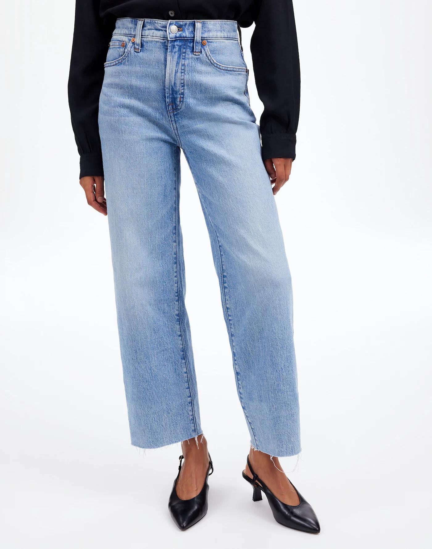 The Tall Perfect Vintage Wide-Leg Crop Jean Product Image