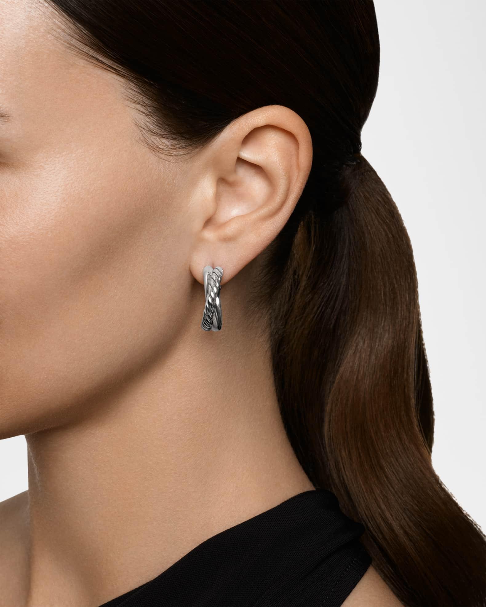 DY Mercer 2-Row Bracelet in Silver with 18K Gold Product Image