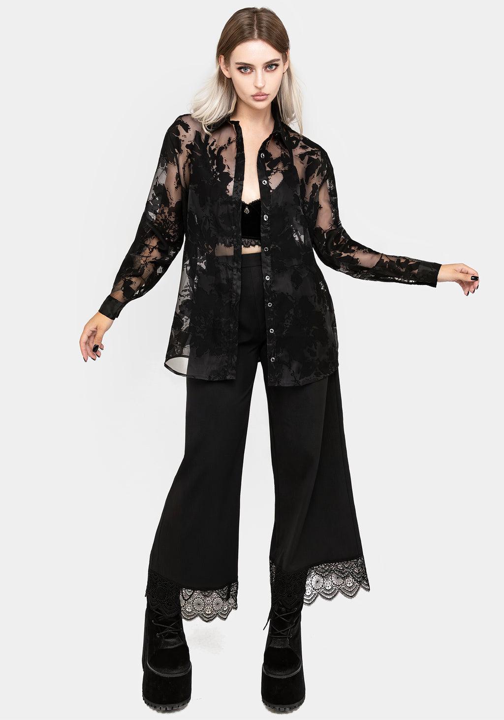Spectre Sheer Loose Fit Shirt Product Image