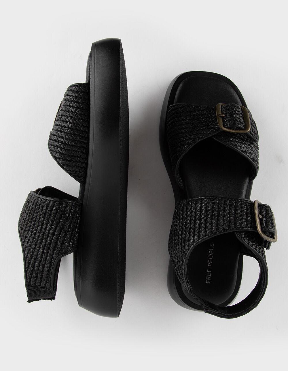 FREE PEOPLE Mandi Weave Womens Sandals - BLACK Product Image