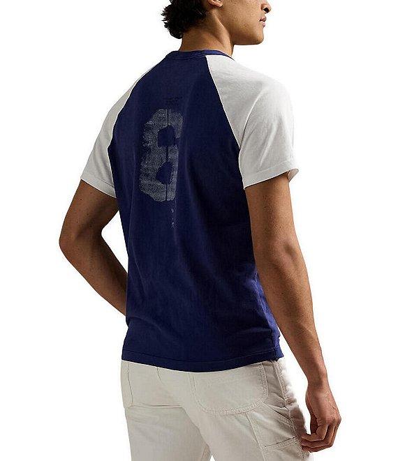 Polo Ralph Lauren Raglan Sleeve Classic Fit Graphic Jersey T-Shirt Product Image