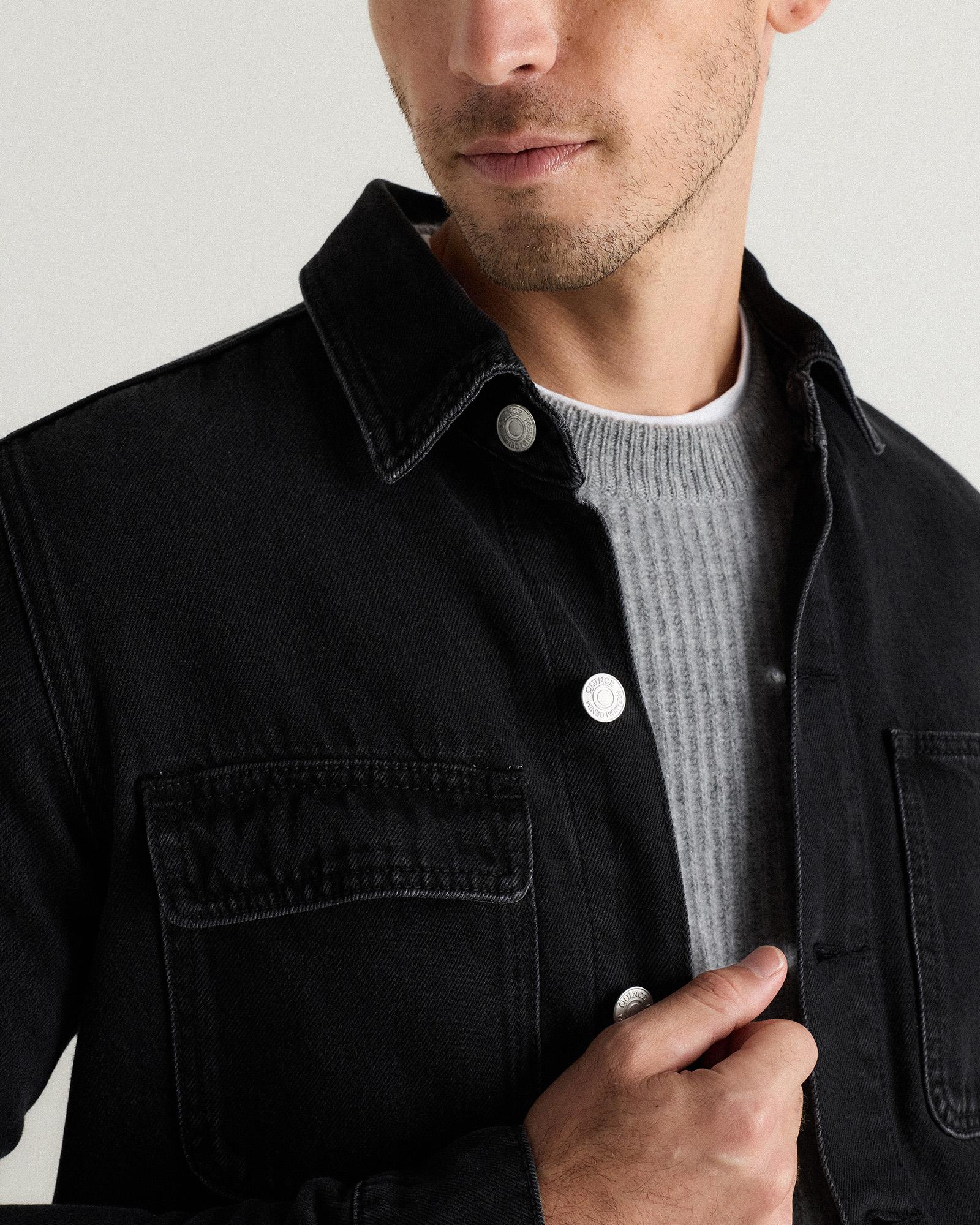 Quince | Men's Denim Chore Jacket Organic Cotton Product Image