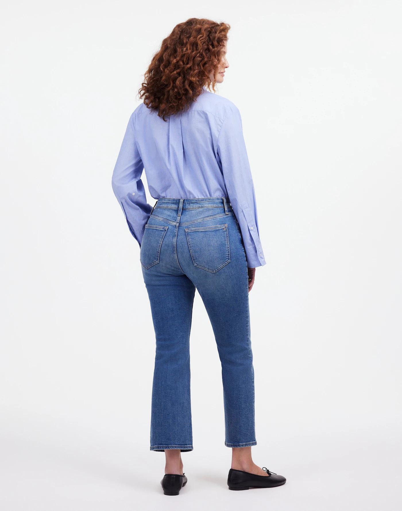 The Tall Curvy Kick Out Crop Jean Product Image
