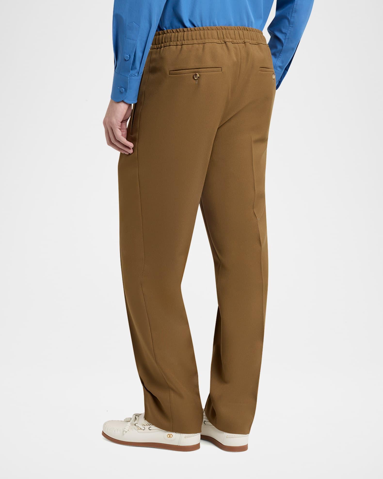 Men's Pintuck-Front Drawstring Pants Product Image