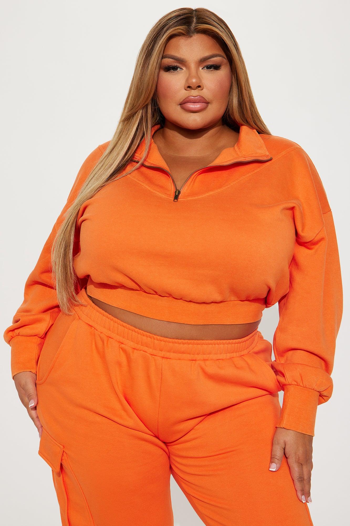 Rested Lounge Pullover - Orange Product Image