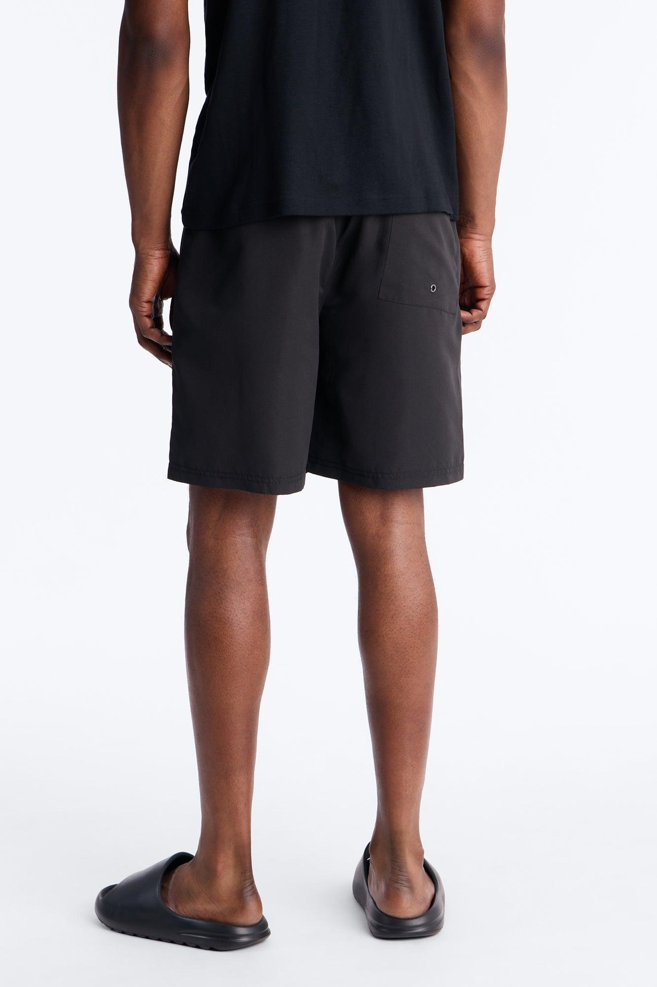 Rich Flex Swim Trunk 7″ - Black/Green Product Image