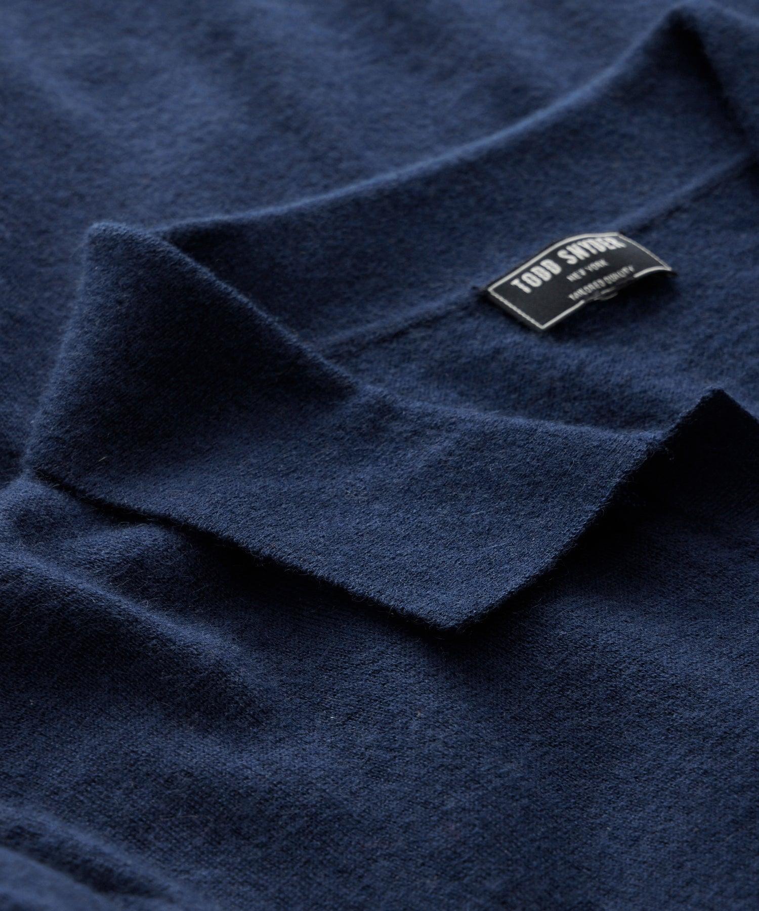 Premium Cashmere Montauk Sweater Polo Product Image
