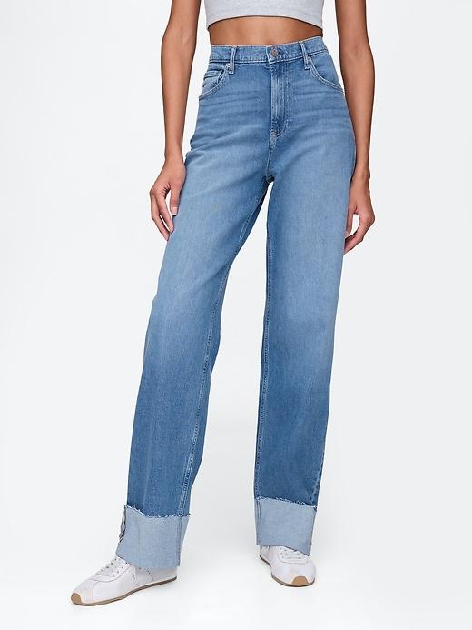 Mid Rise 90s Loose Jeans Product Image