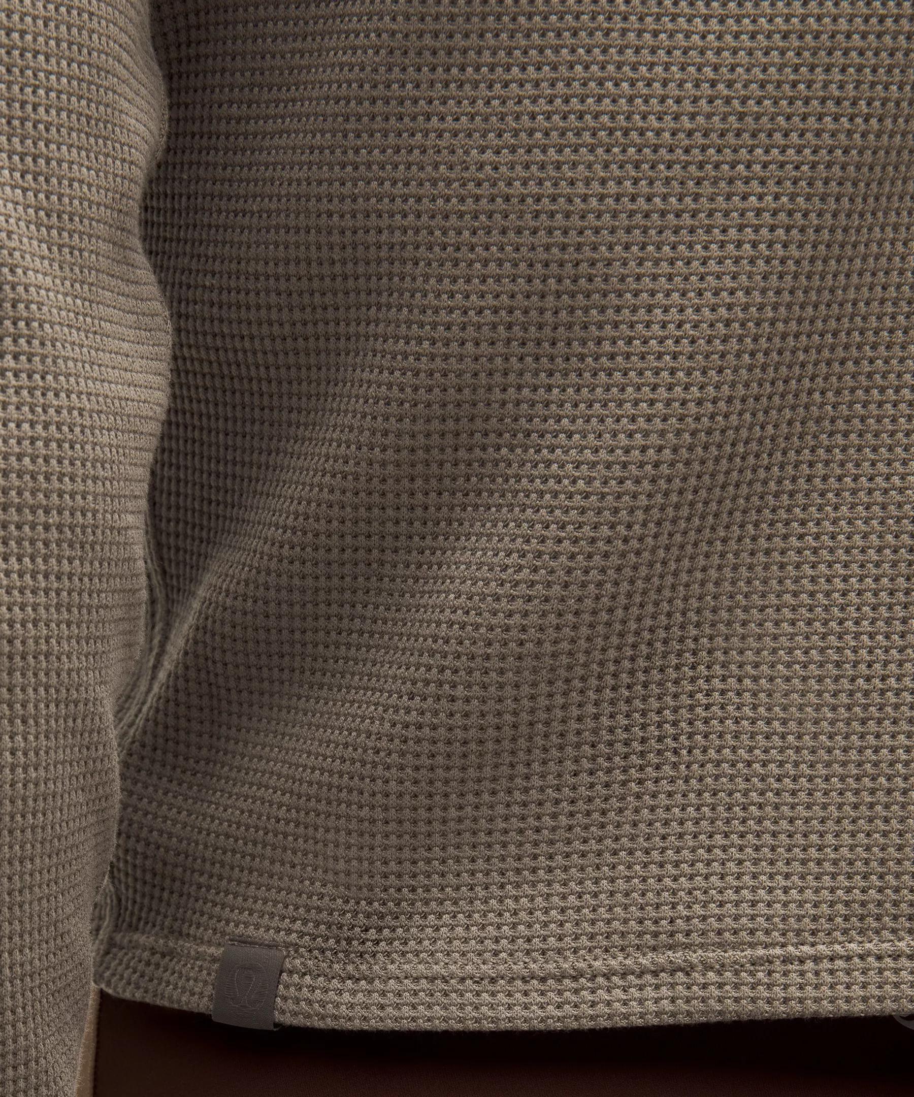 Cotton-Blend Henley Long-Sleeve Shirt Product Image