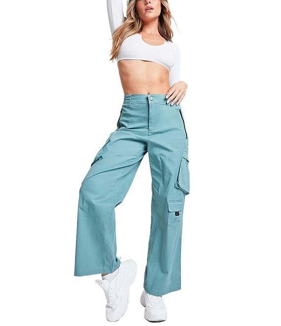 YMI Jeanswear High Rise Relaxed Straight Leg Cargo Pants Product Image