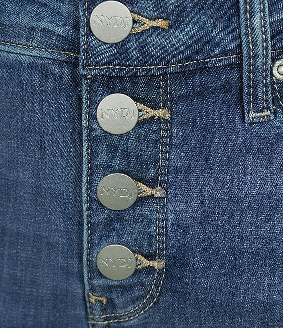 NYDJ Relaxed Piper Button Front Crop Jeans Product Image