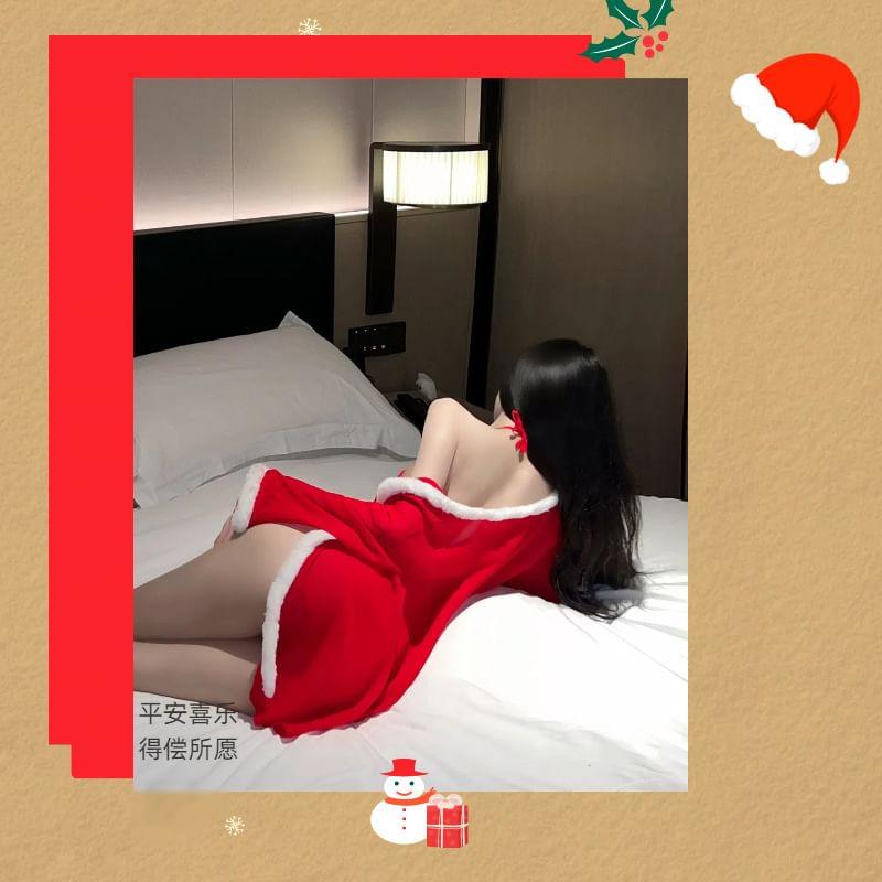 Santa Claus Lingerie Costume Set Product Image