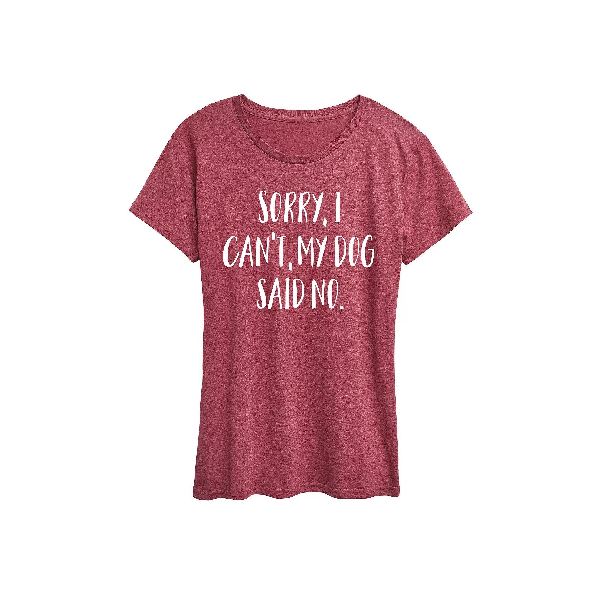 Women's Can't Dog Said No Graphic Tee, Girl's,  Product Image