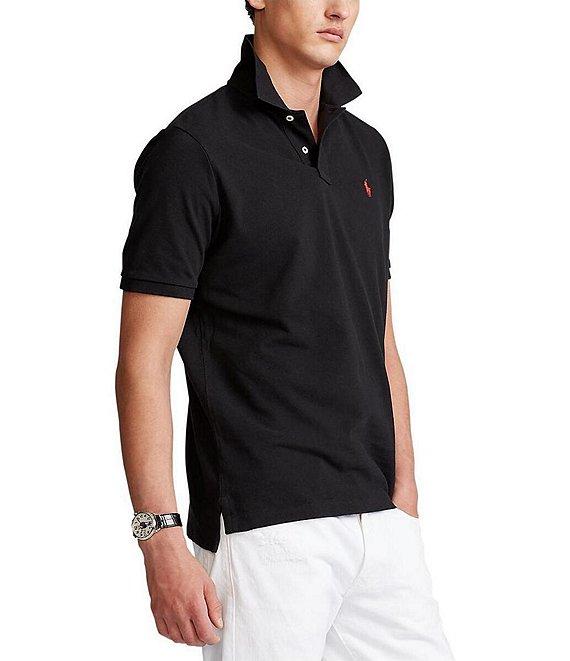 Polo Ralph Lauren Classic Fit Solid Cotton Mesh Polo Shirt Product Image