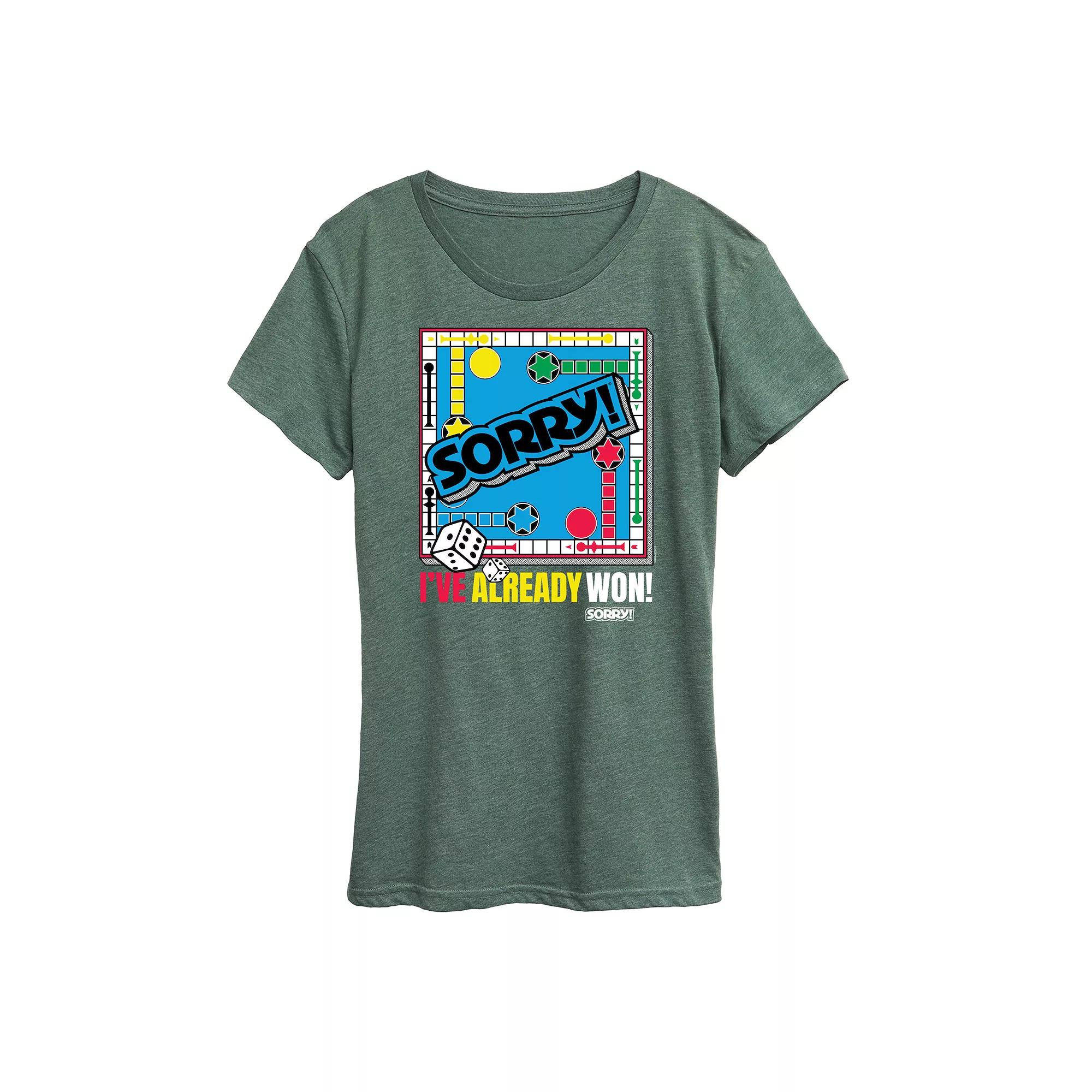 Women's Sorry I've Already Won Graphic Tee by Hasbro,  Product Image