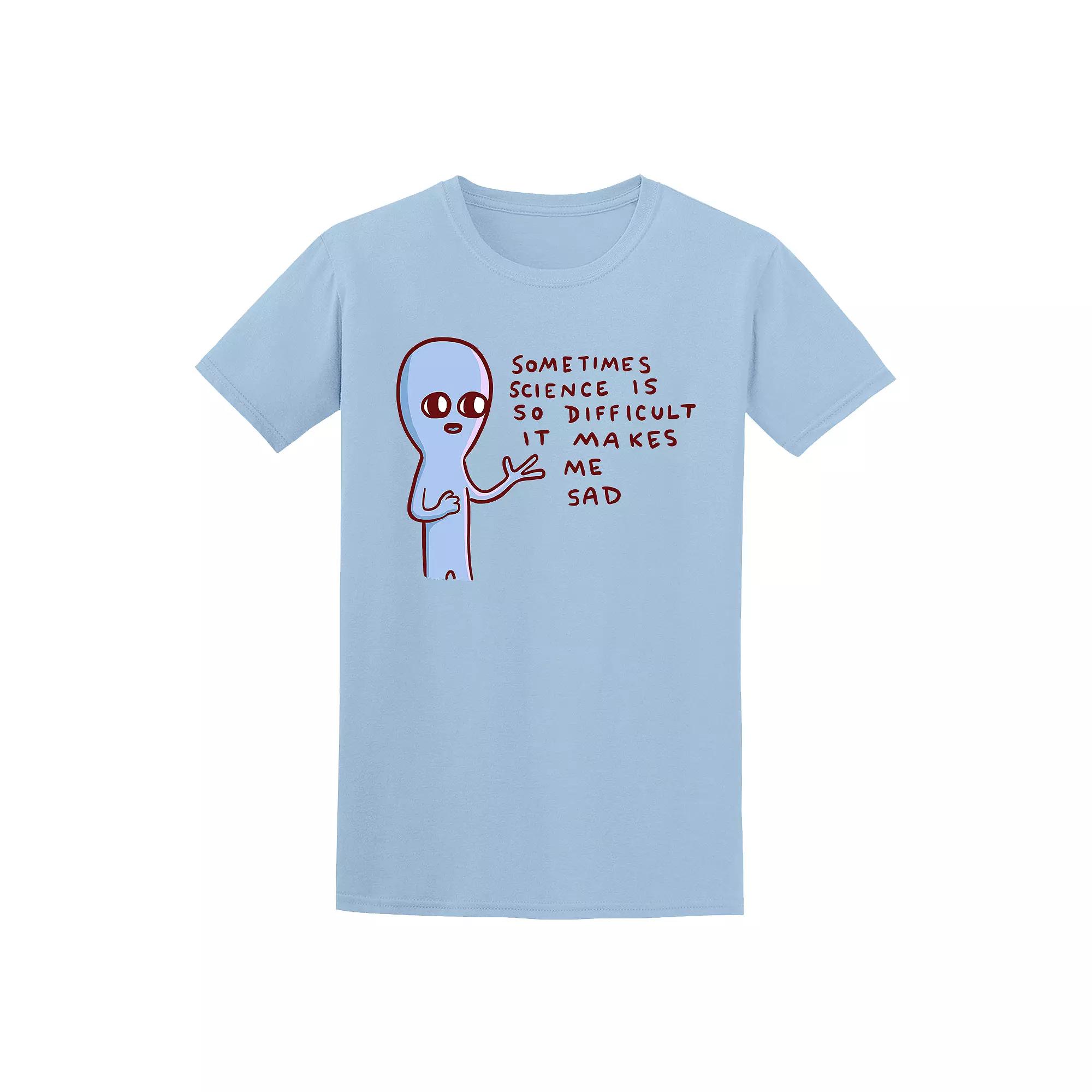 Men's COLAB89 by Threadless Strange Planet Tee, Size: XXL, Light Blue Product Image