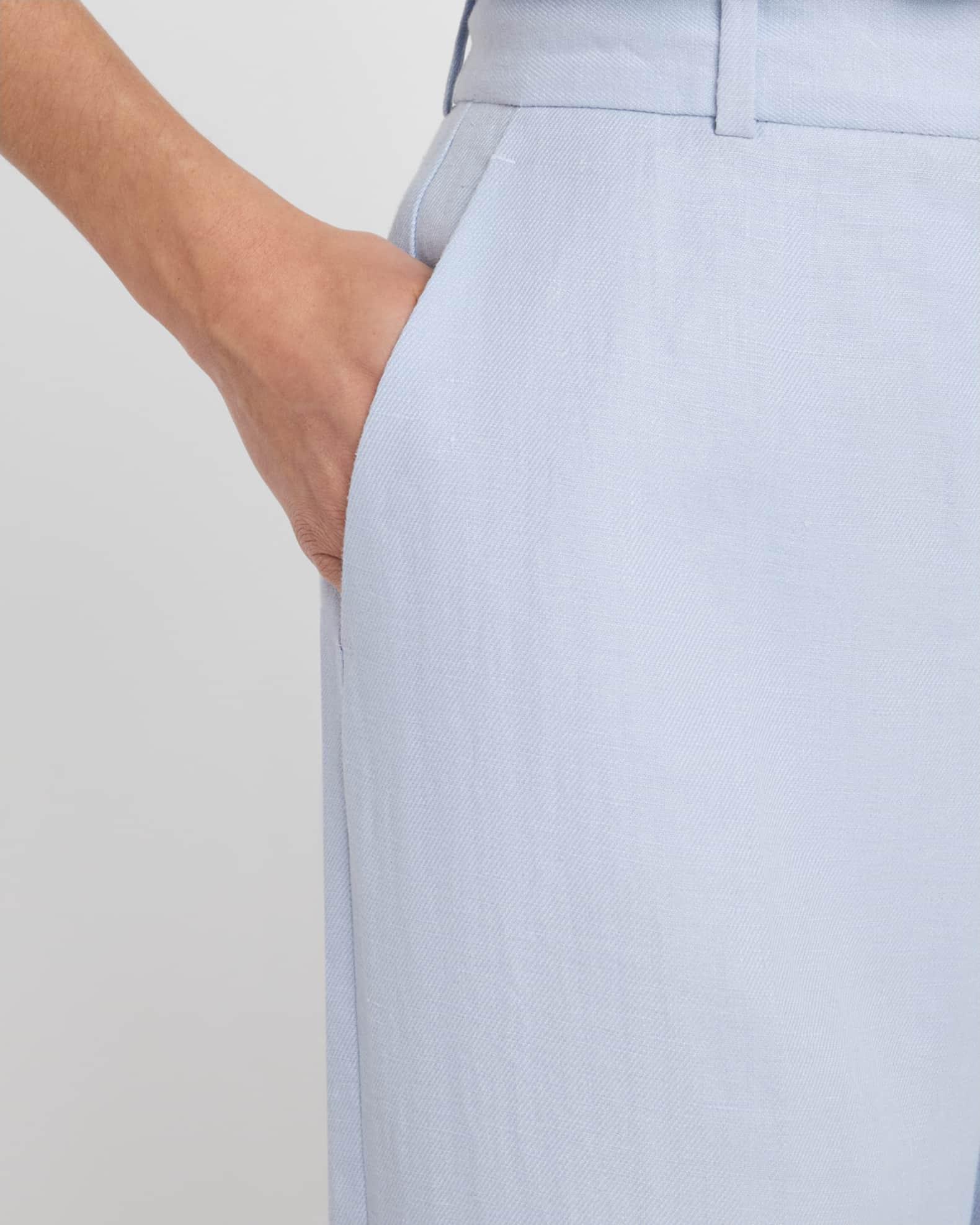 Soho Straight-Leg Linen Twill Trousers Product Image