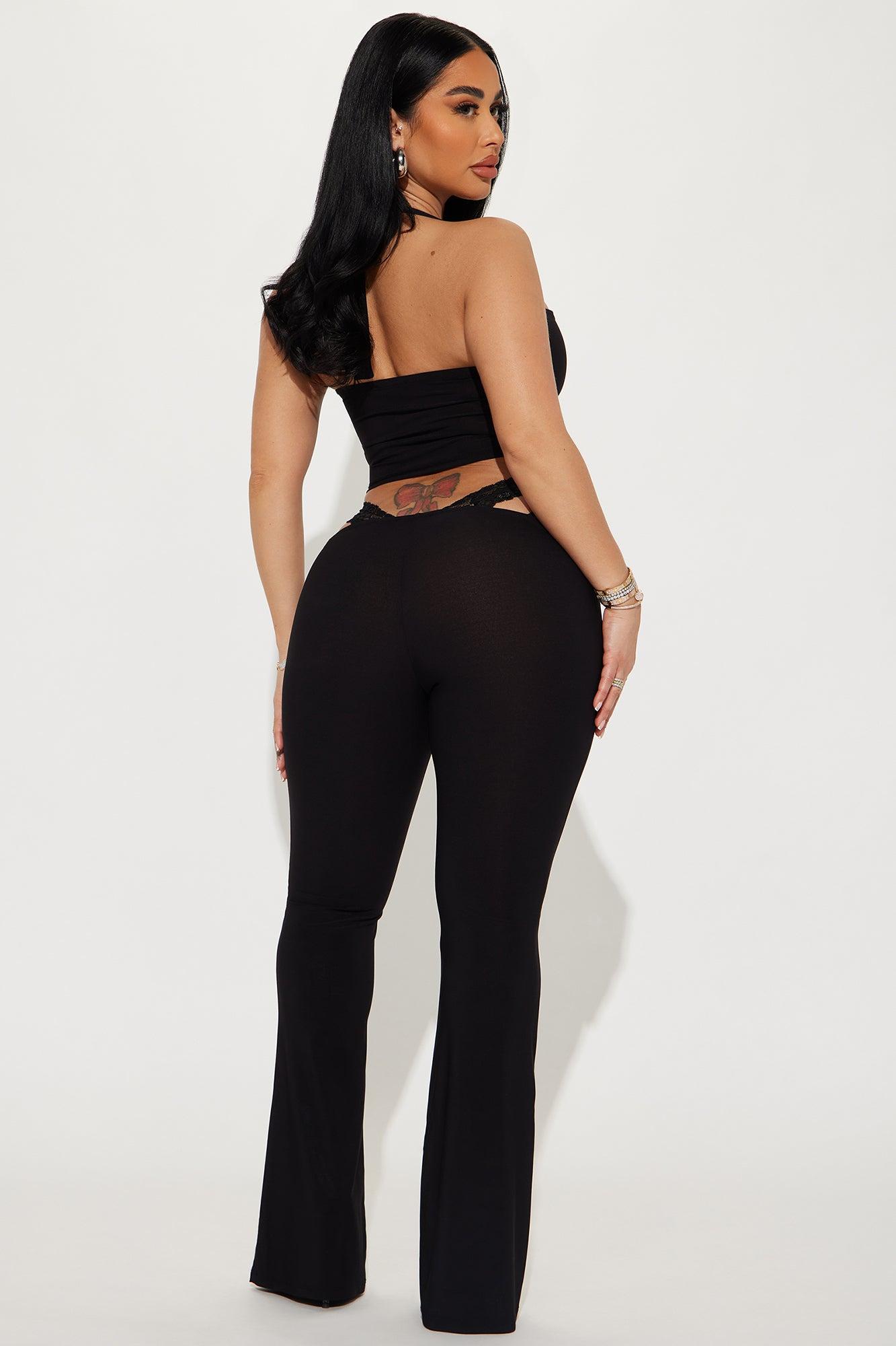 Spoil Me Pant Set - Black Product Image