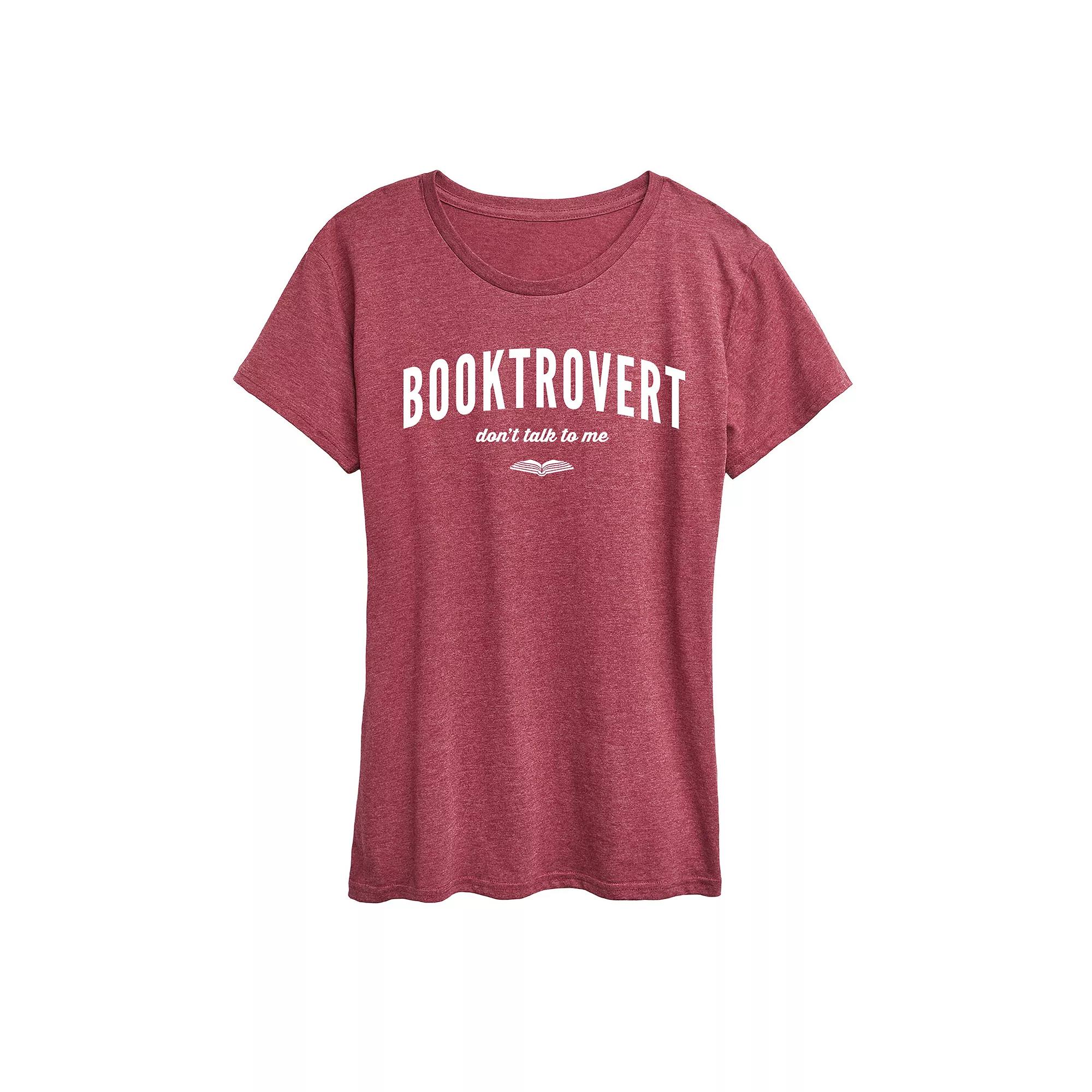 Women's Booktrovert Graphic Tee,  Product Image