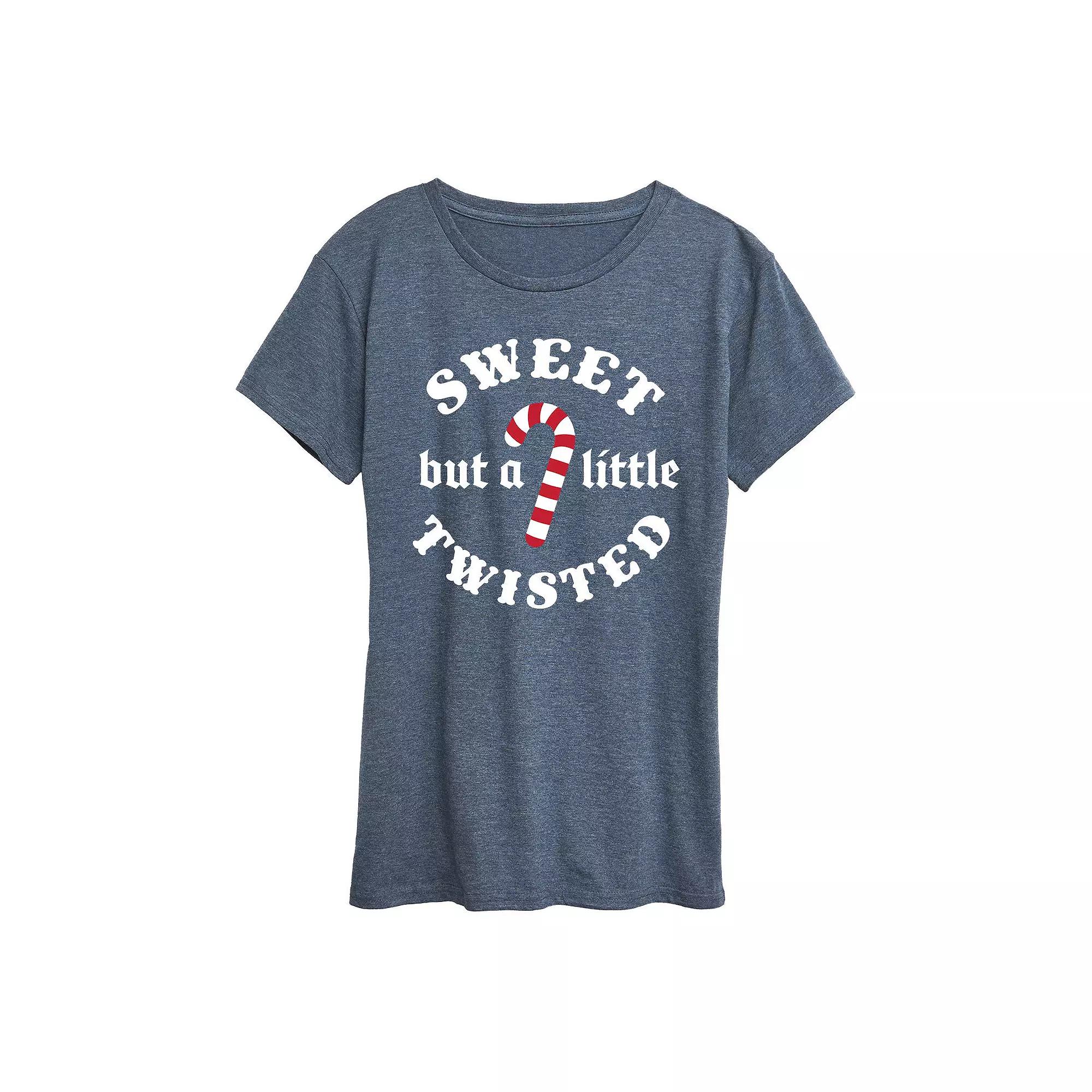 Women's Sweet But A Little Twisted Graphic Tee, Girl's,  Product Image