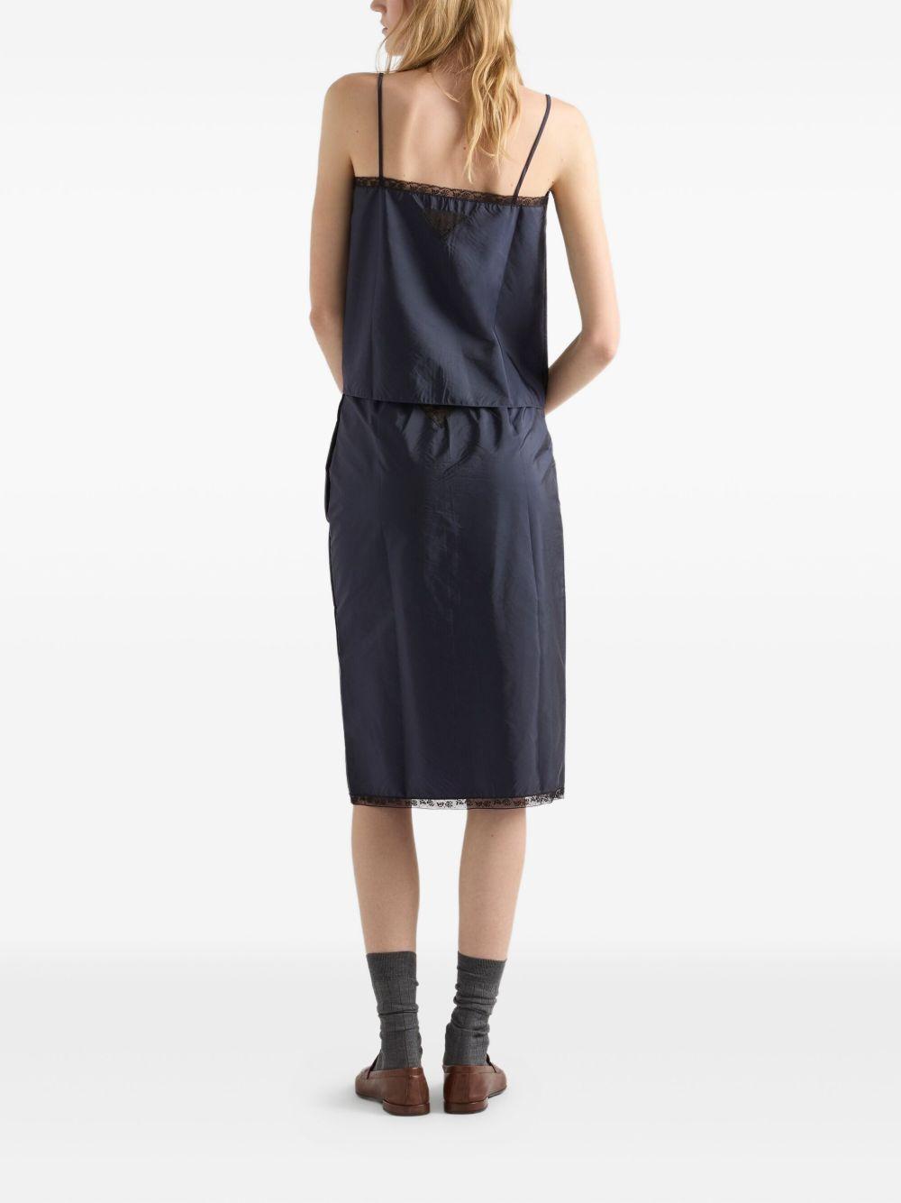 lace-trimmed pencil skirt Product Image