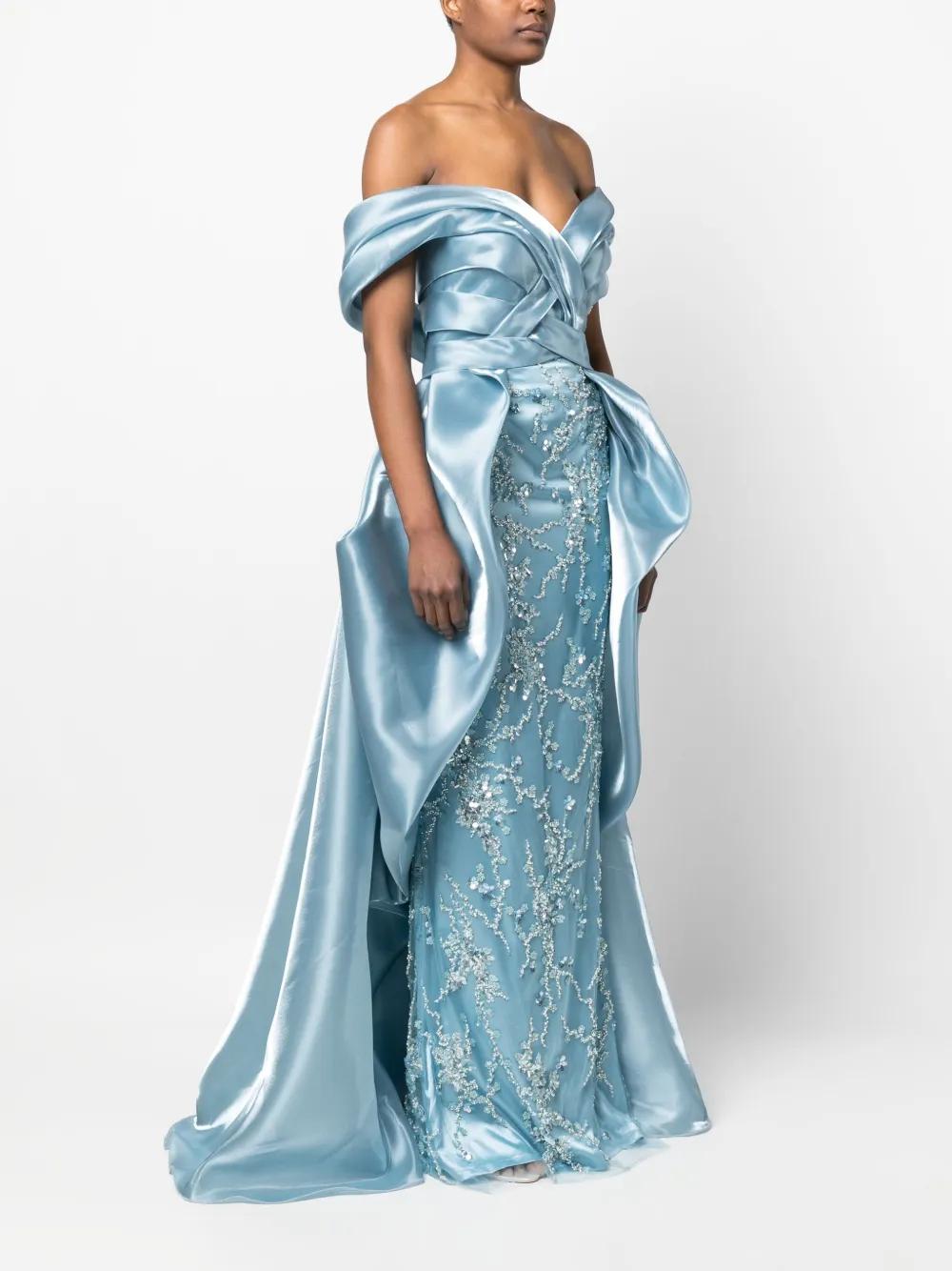 sequin-embellished long dress Product Image