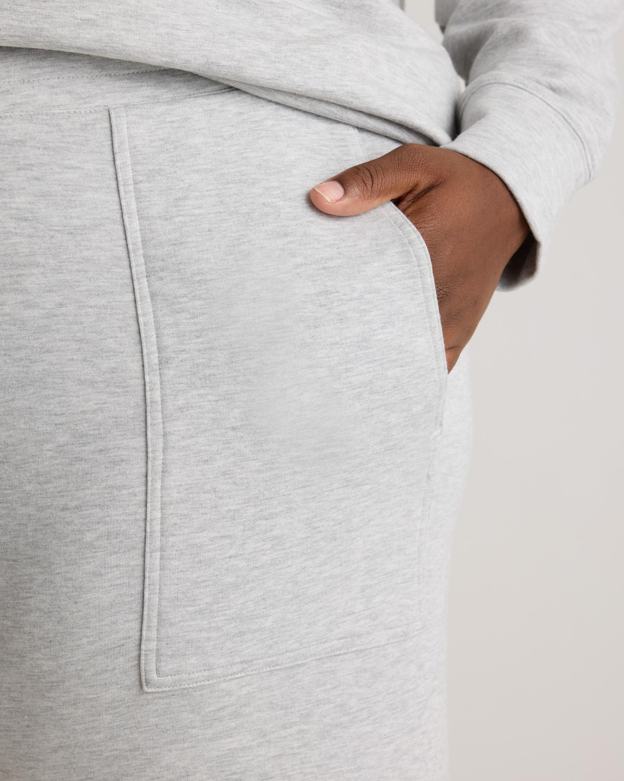 Quince | Women's SuperSoft Fleece Cropped Wide Leg Pants Lenzing Modal Product Image