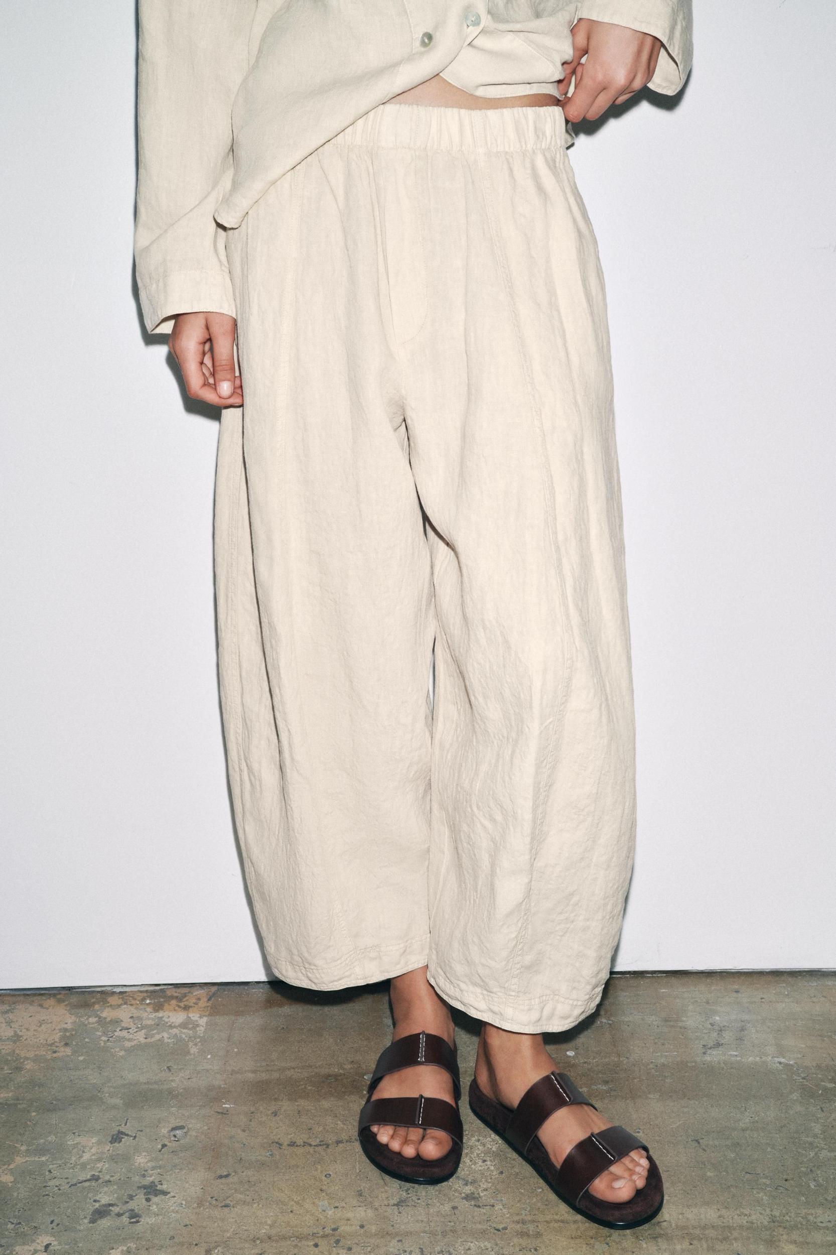 ZW COLLECTION LINEN PANTS Product Image