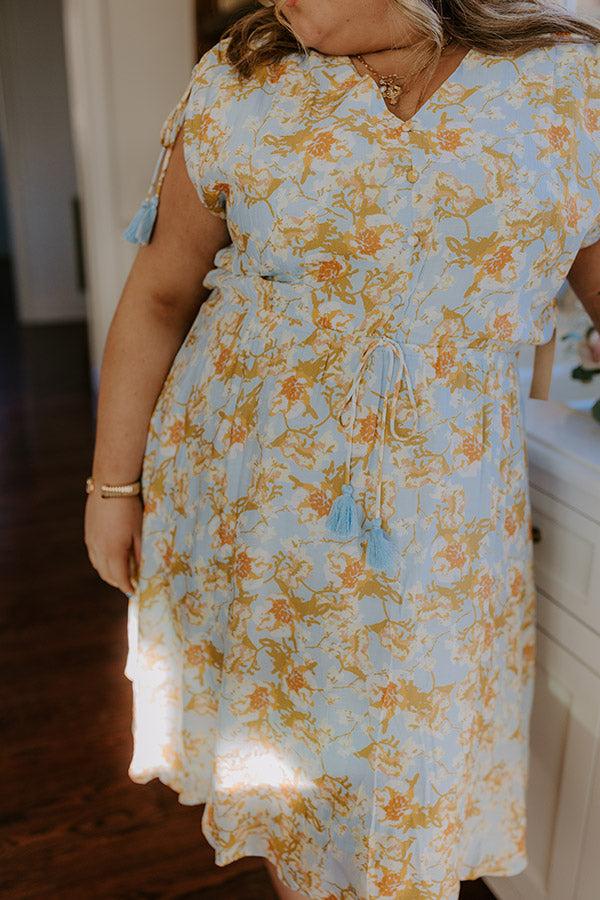 Kind Moment Floral Mini Dress Curves Product Image